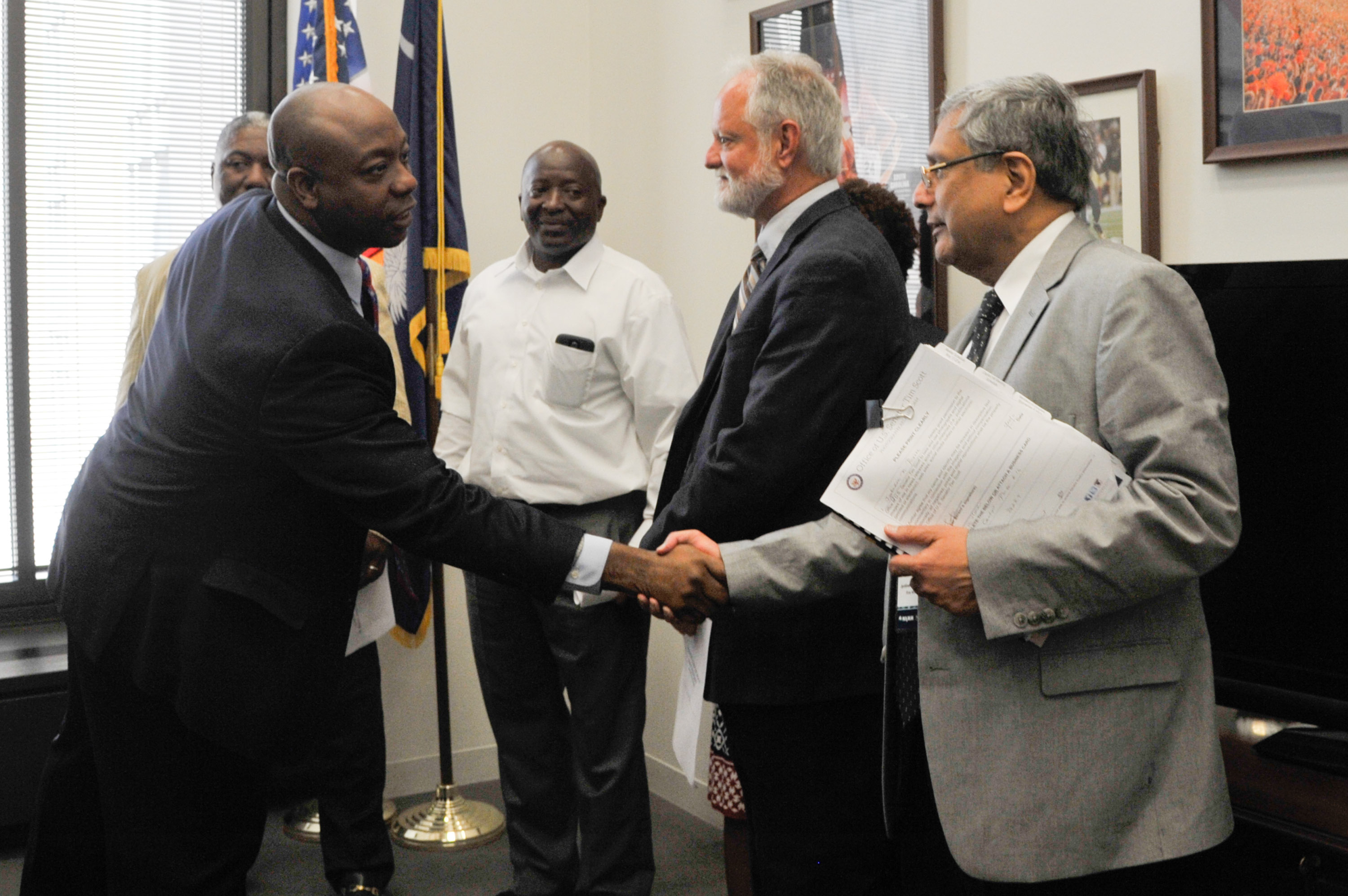 NAMM members meet with Sen. Tim Scott and his staff in the Hart Senate Office Building.