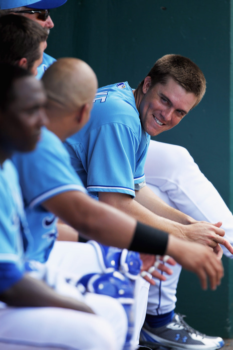 New Dodgers pitcher Zack Greinke has reason to smile.