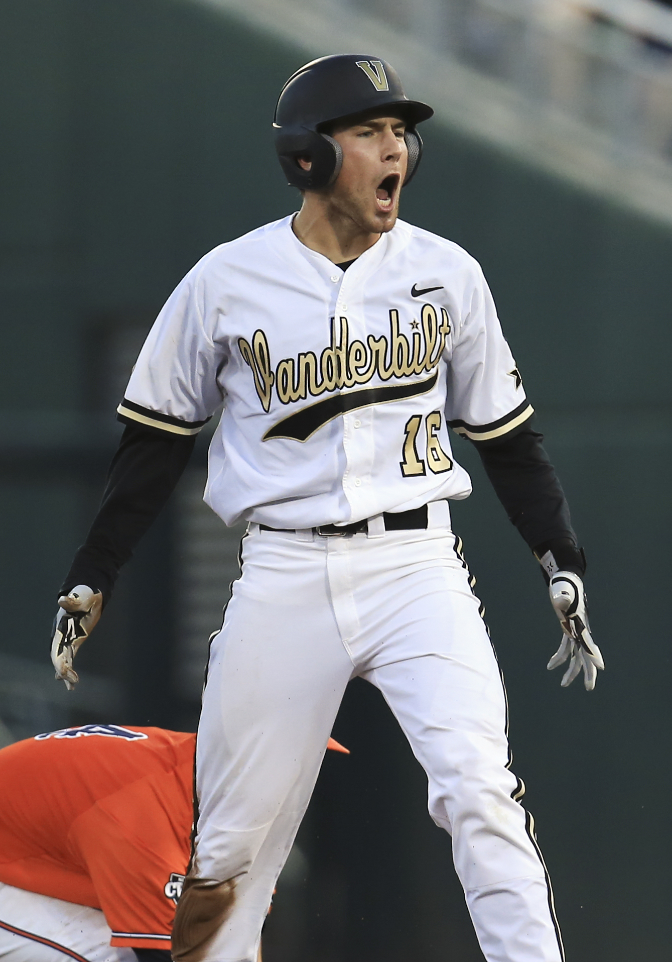 Penn Murfee, screaming, "I should have been the DH or 2nd baseman all year!!!" with his body language.