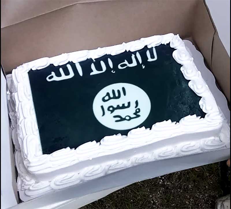 The ISIS cake in question. 