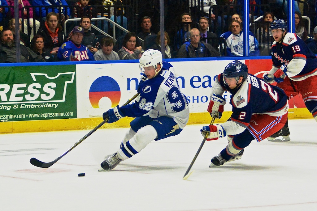 Syracuse Crunch forward Joel Vermin is number 24 on our Top 25 Under 25 list