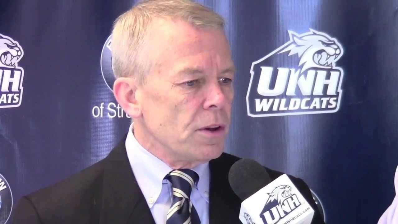 Brian McCloskey when he was with the University of New Hampshire as their head women's hockey coach.