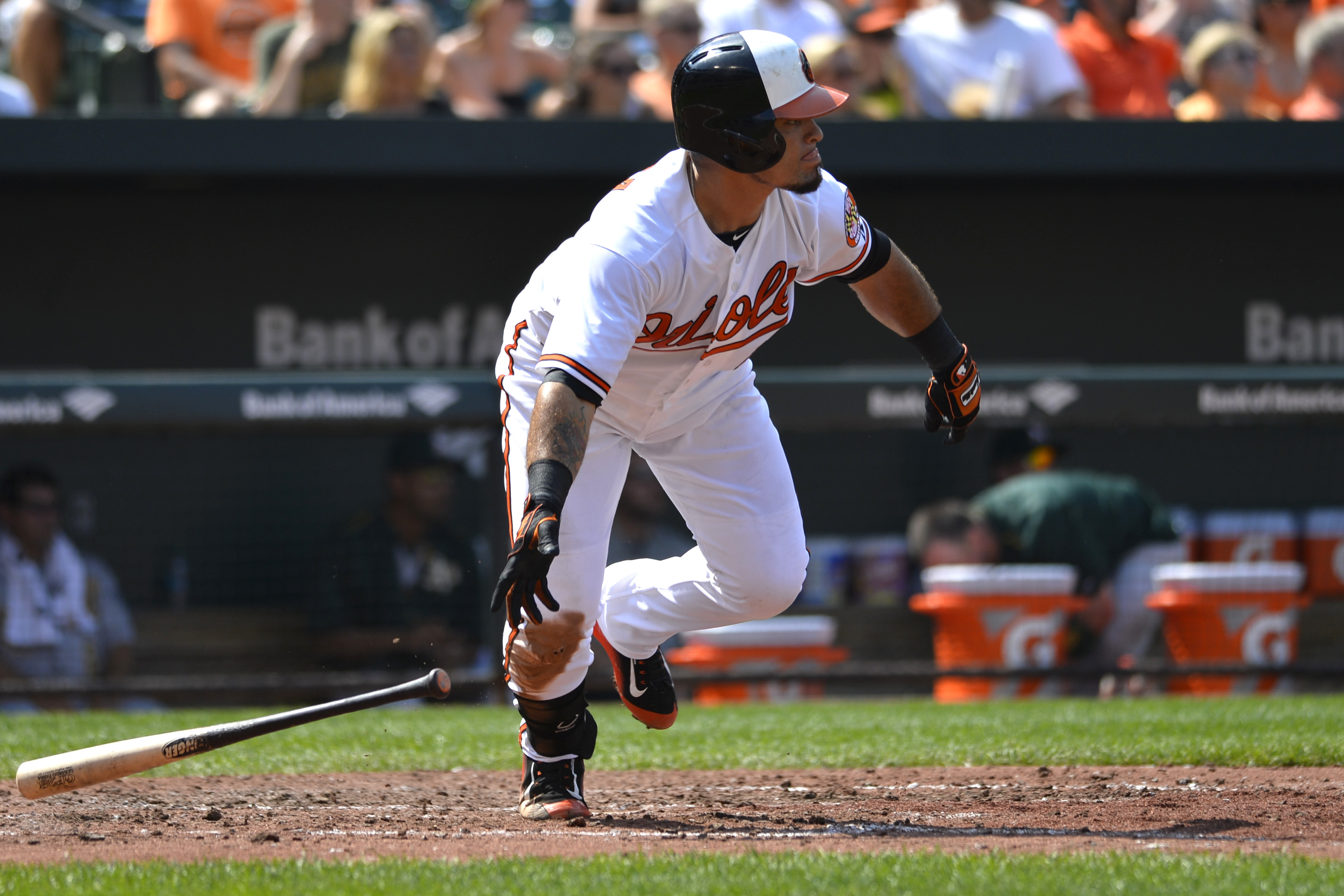 Gerardo Parra posted his best week in an Oriole uniform