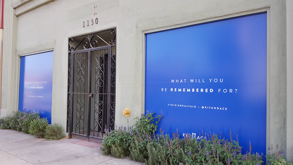 Kit and Ace's soon-to-open Abbot Kinney store.