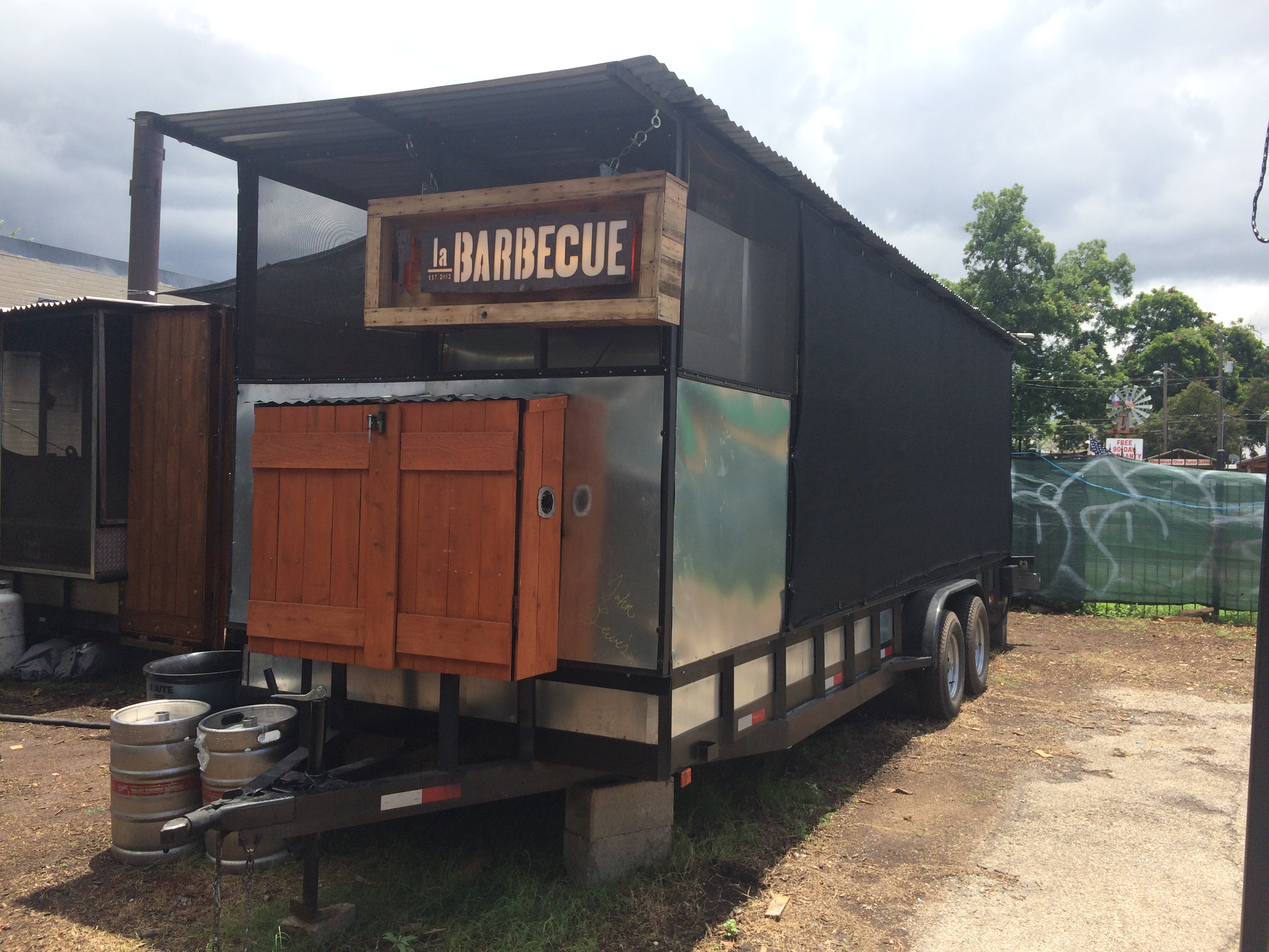 La Barbecue's trailer at Good Life Park