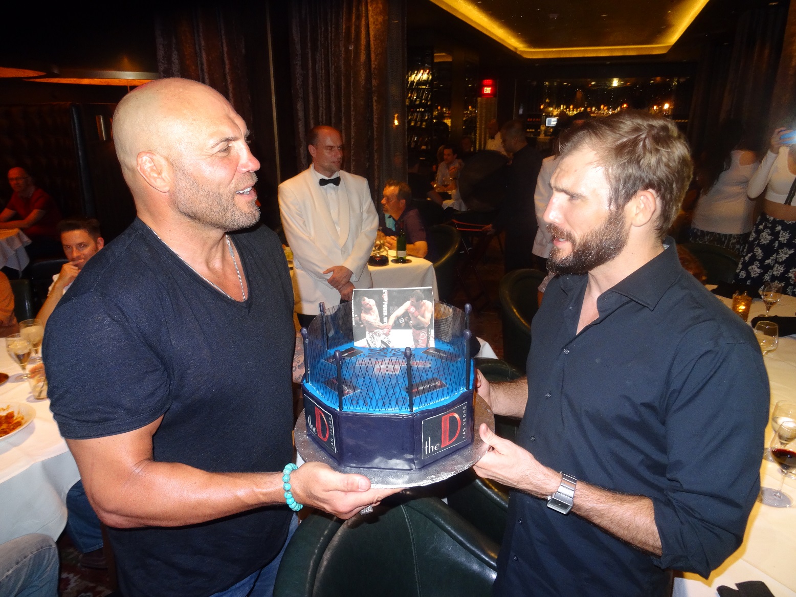 Randy Couture, left, and Ryan Couture