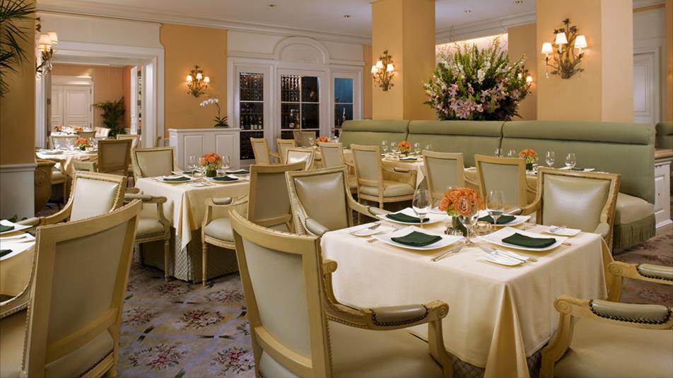 The Belvedere restaurant at the Peninsula Beverly Hills hotel.