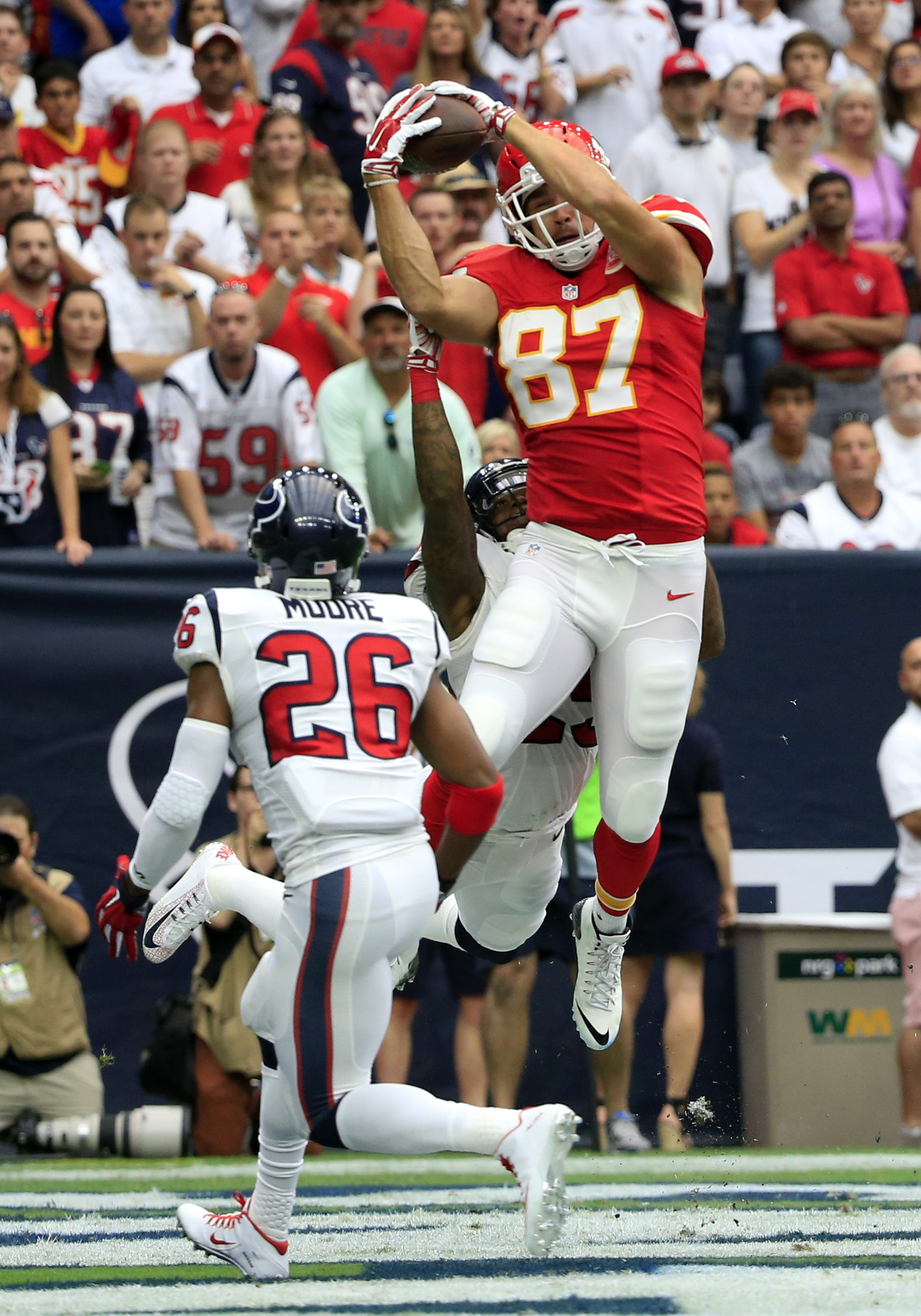 The first half was all about Travis Kelce.
