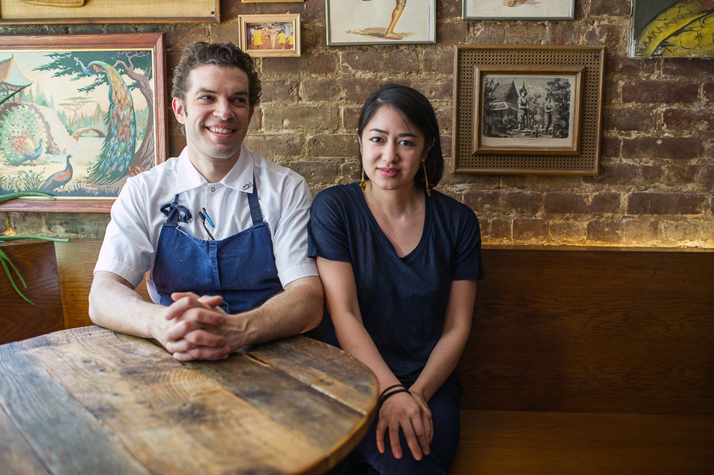 [Uncle Boons chef/owners Matt Danzer and Ann Redding.]