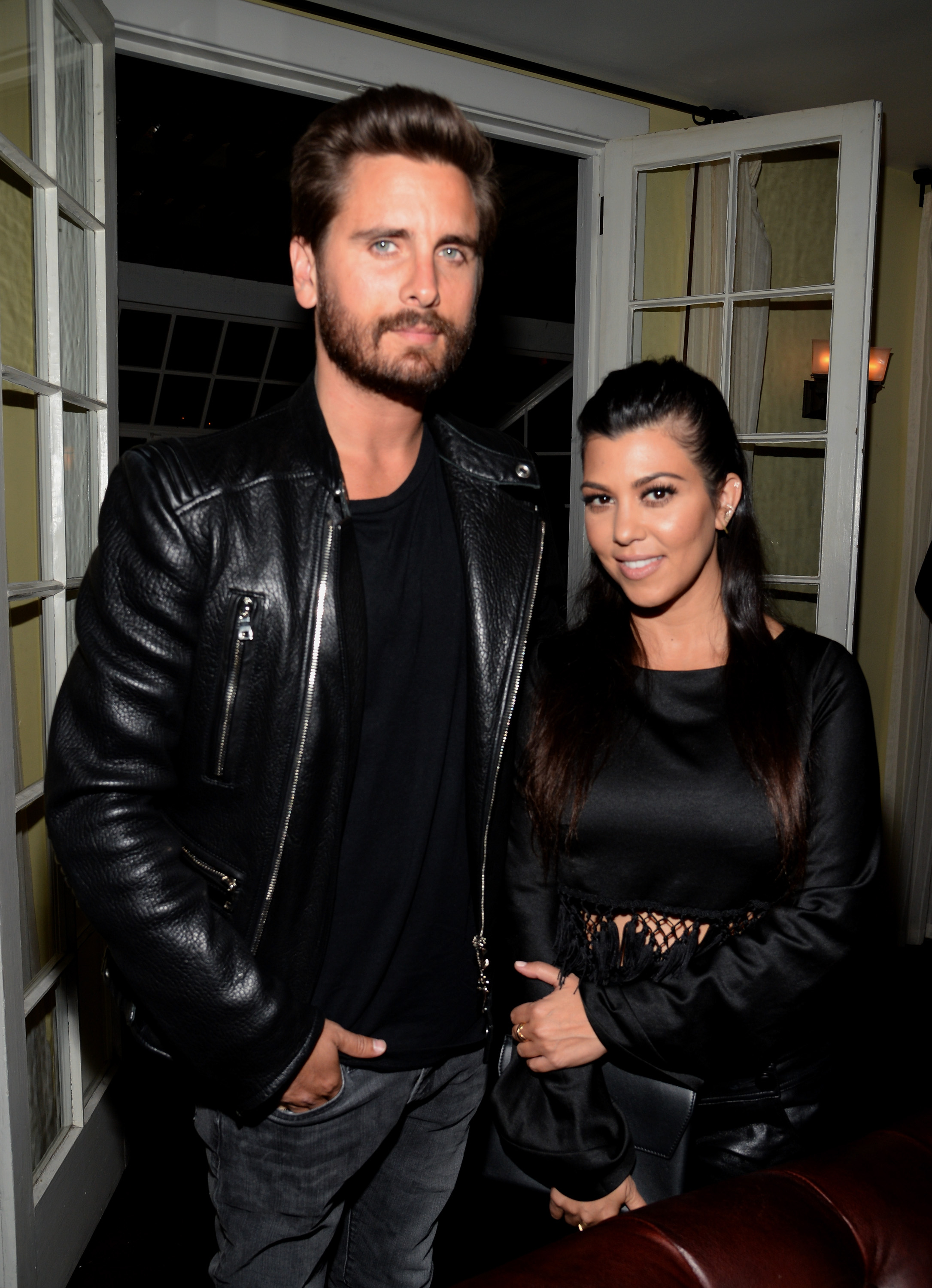 Scott and Kourtney at the launch of Kendall's Calvin Klein campagin