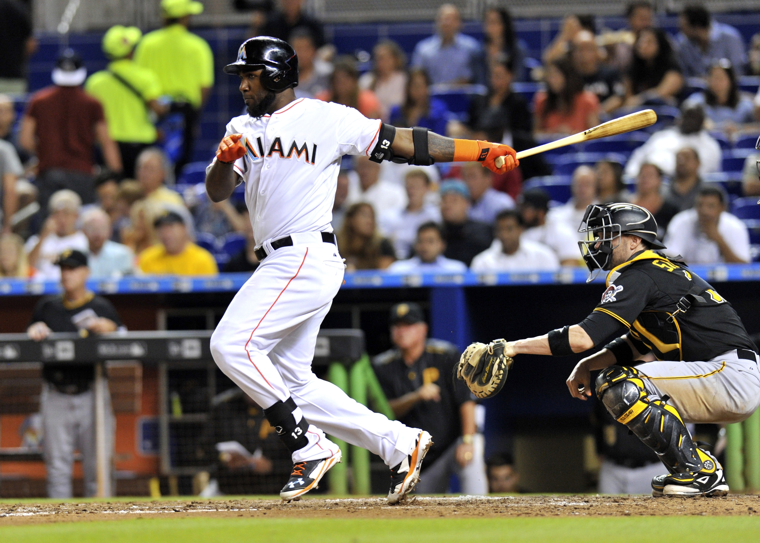 Ozuna returned to the Majors in August hitting just as well as in 2014, with improved peripherals.