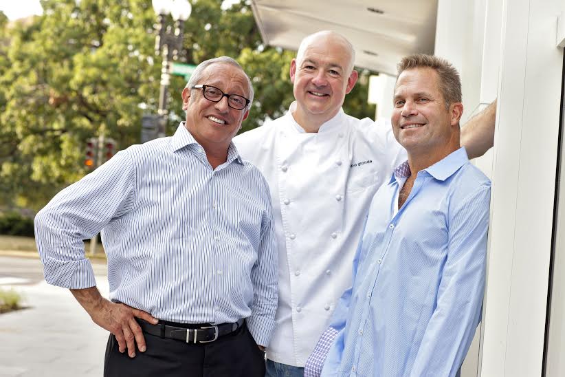 Passion Food Hospitality co-owners Gus DiMillo, Jeff Tunks and David Wizenberg.