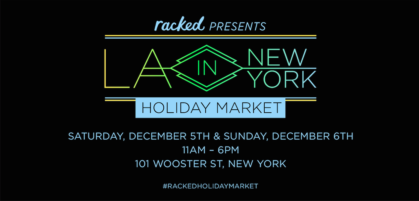 Racked's first-ever holiday market.