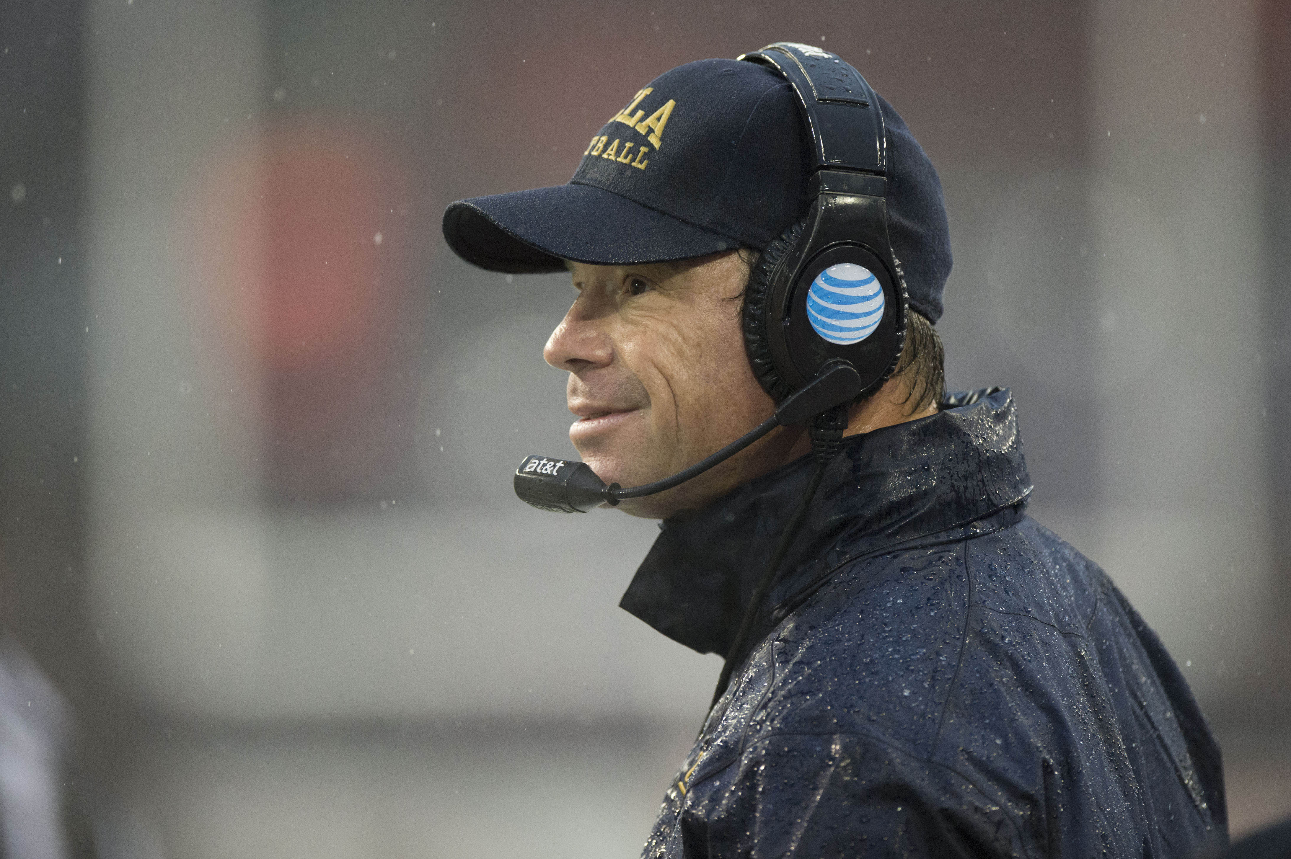 Jim Mora has to like the fact that UCLA played a complete football game this afternoon.