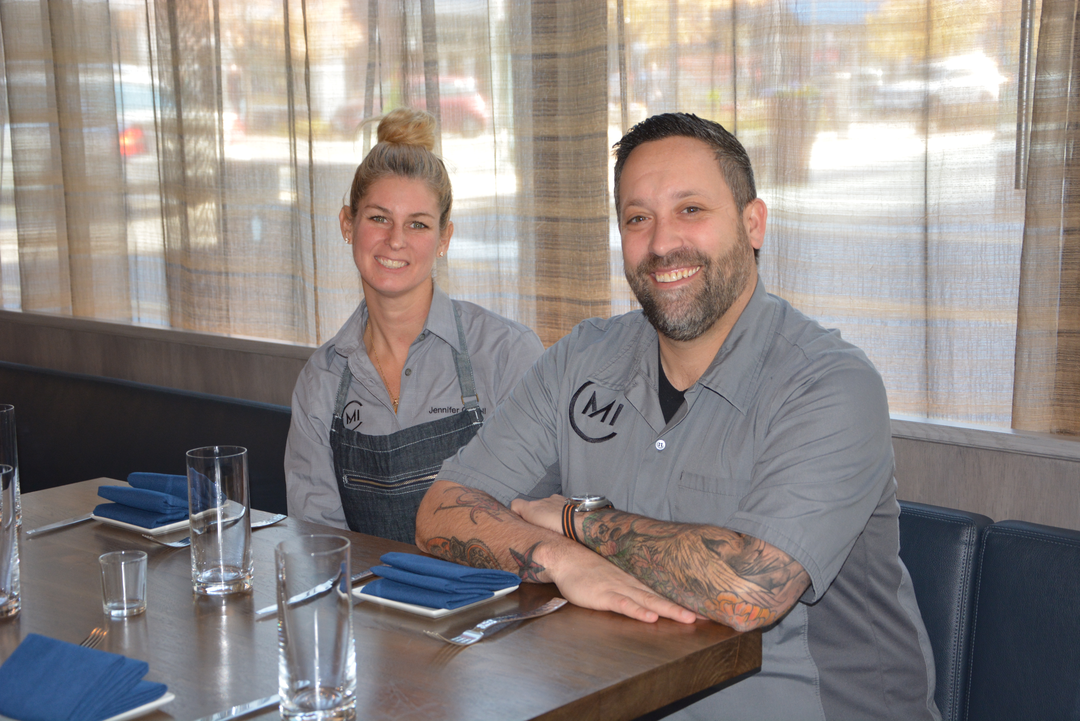 Jennifer Carroll and Mike Isabella at Requin