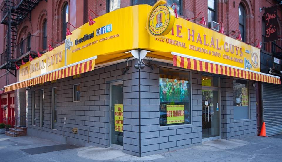 A location of The Halal Guys