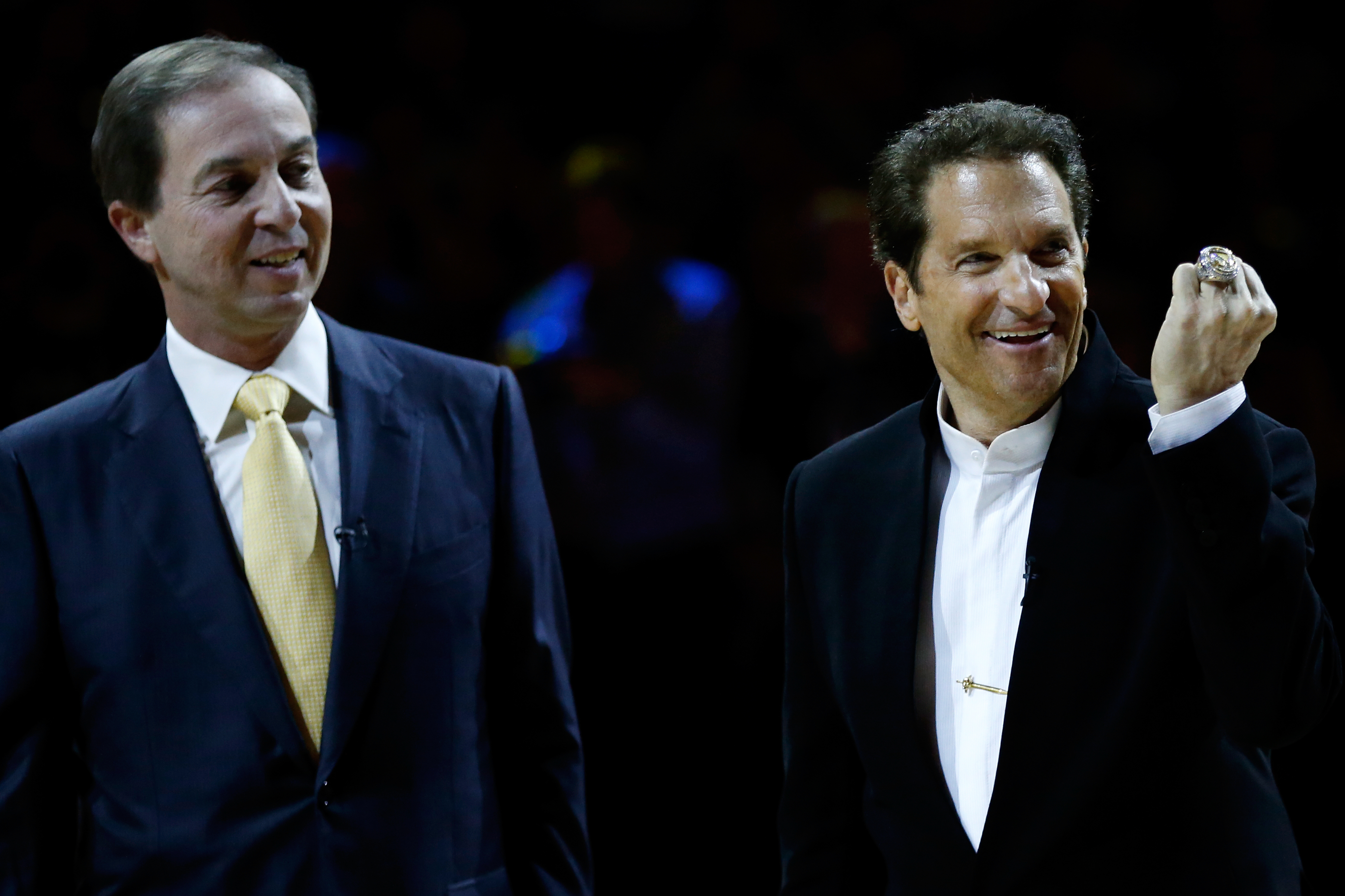 Warriors' co-owners Joe Lacob and Peter Guber are doing everything they can to finalize the franchise's move to San Francisco.