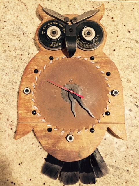 The stolen Great Notion Brewing owl clock