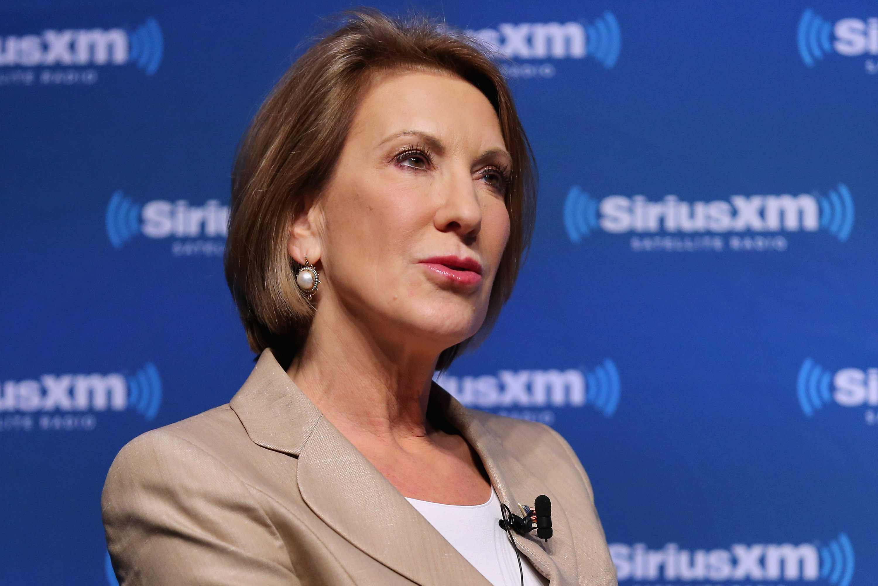 Fiorina during better days for her candidacy.