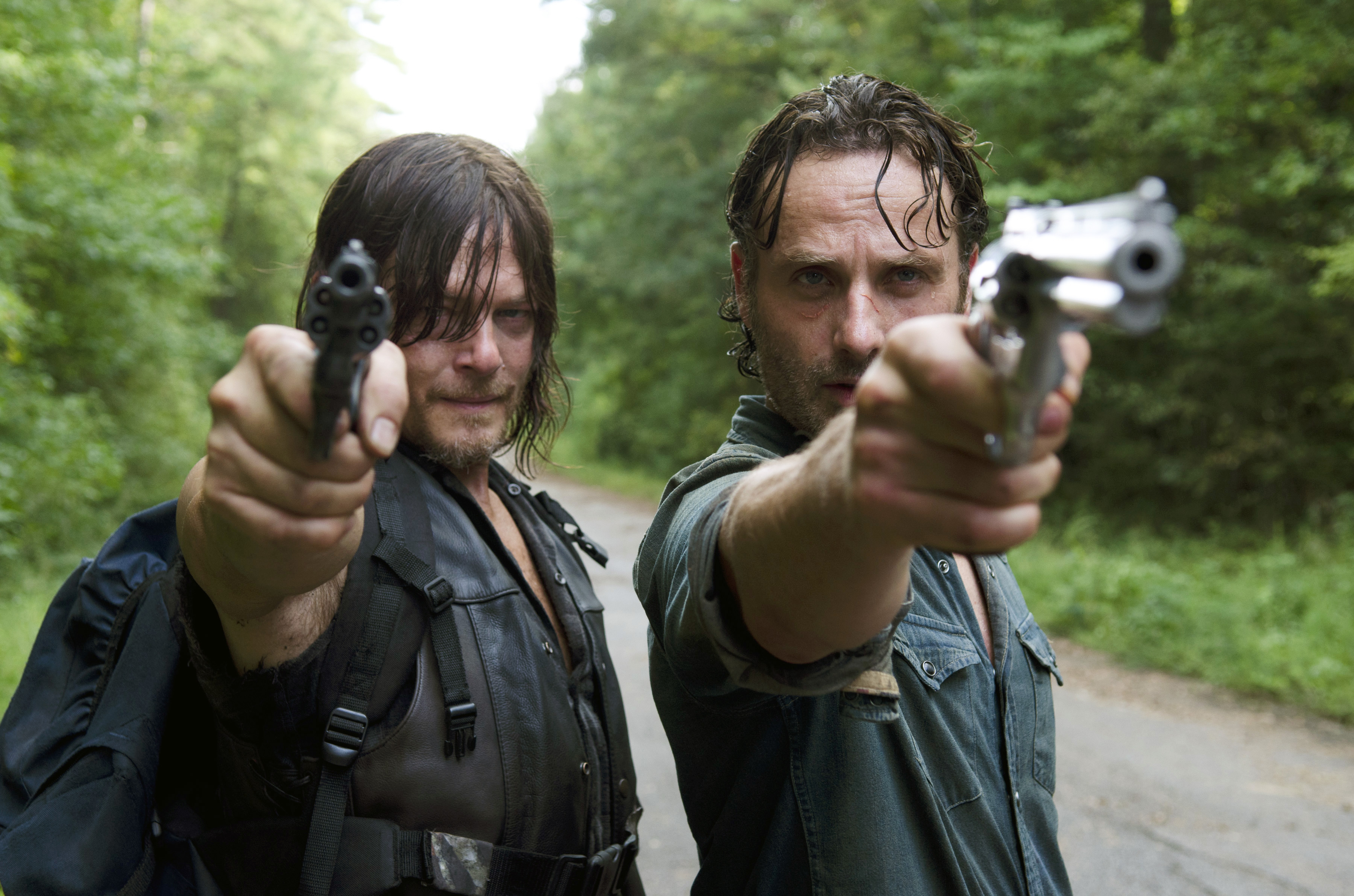 Daryl and Rick take aim at a drifter who may be more than he seems.