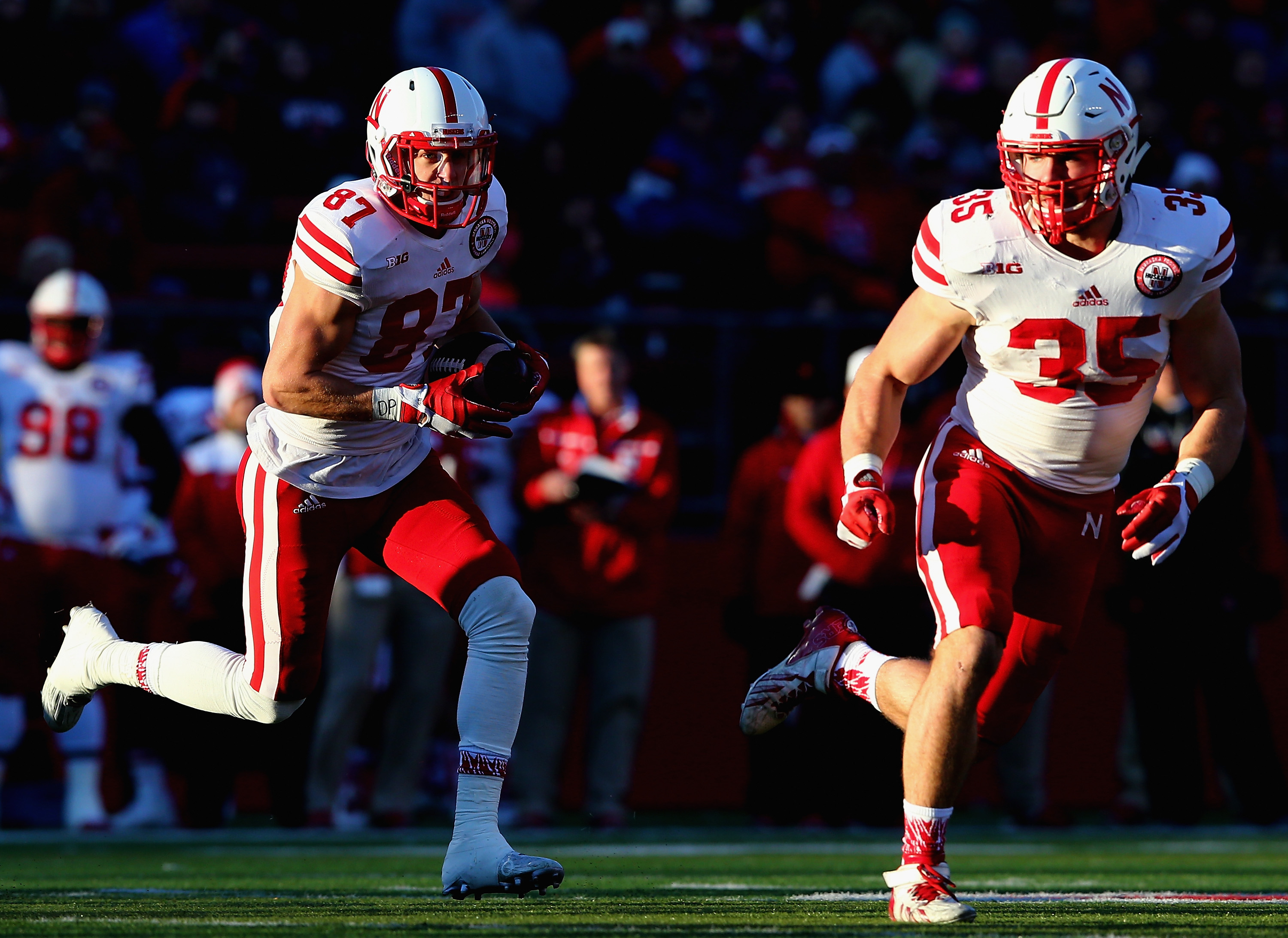 Andy Janovich (#35) exemplified what Husker fans want from their fullback. 