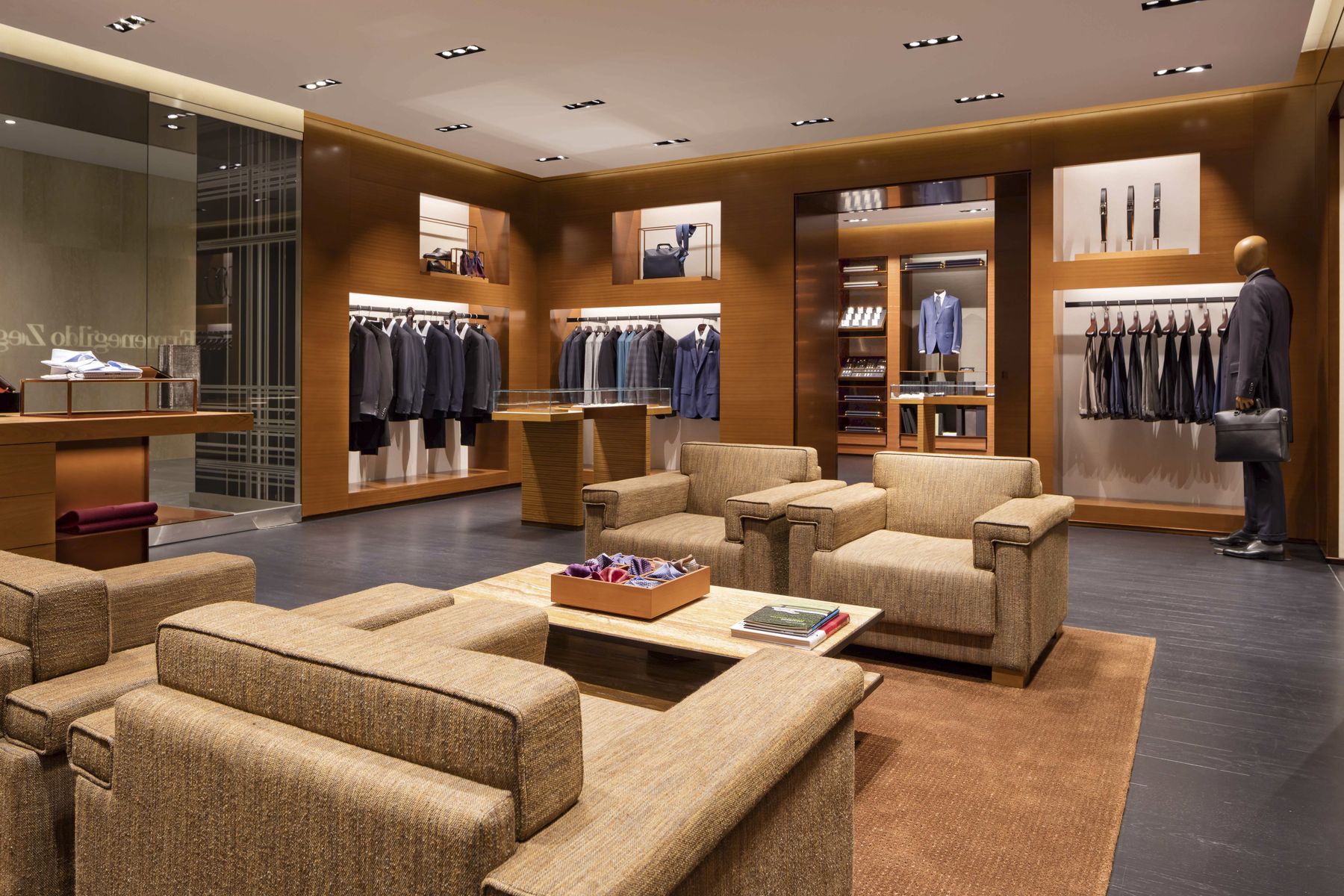 Zegna's Brookfield Place store