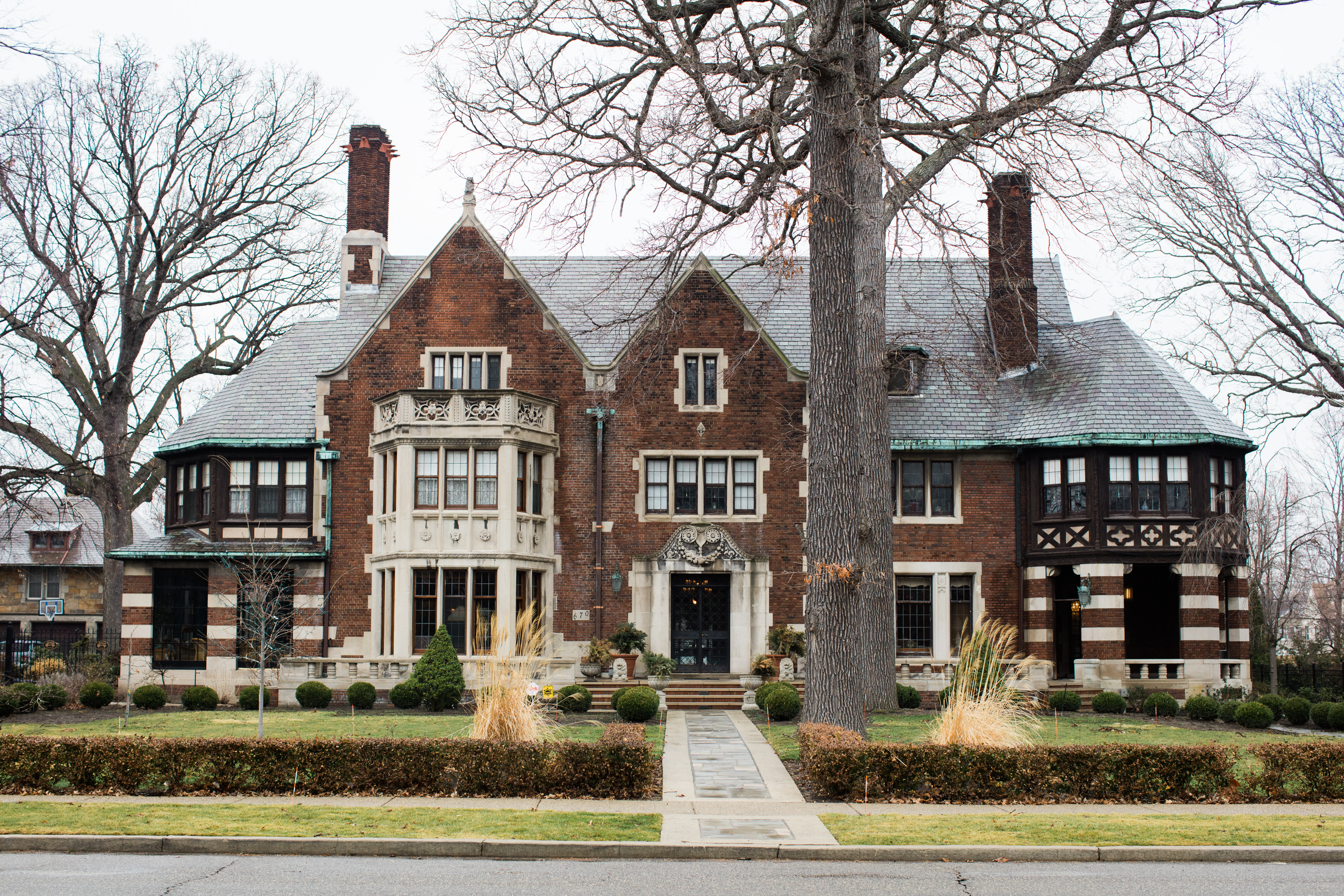 The Fisher Mansion in the Historic Boston Edison District