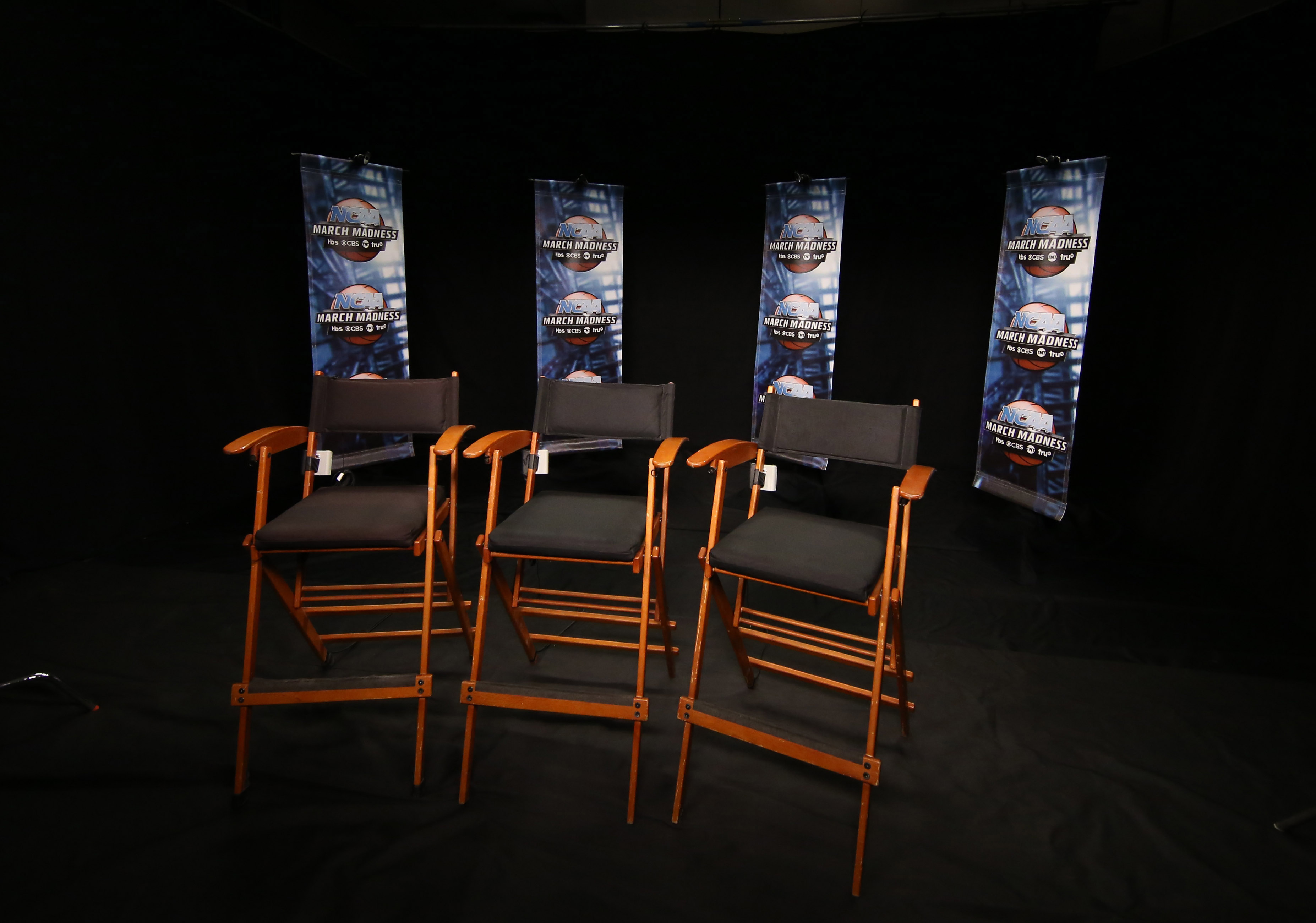 The pictured chairs are as empty as the minds of the morons at CBS when discussing UCLA.