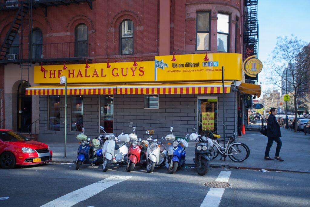 The Halal Guys' first brick-and-mortar in NYC. 