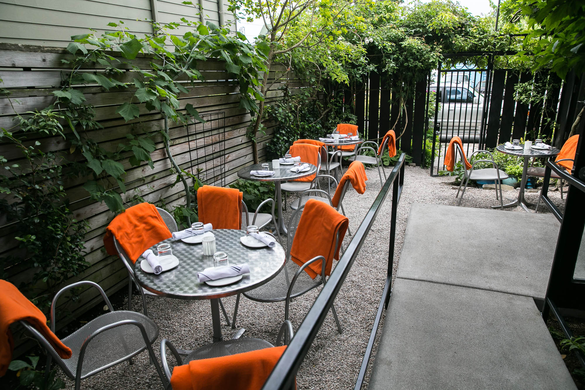 The patio at Brimmer & Heeltap