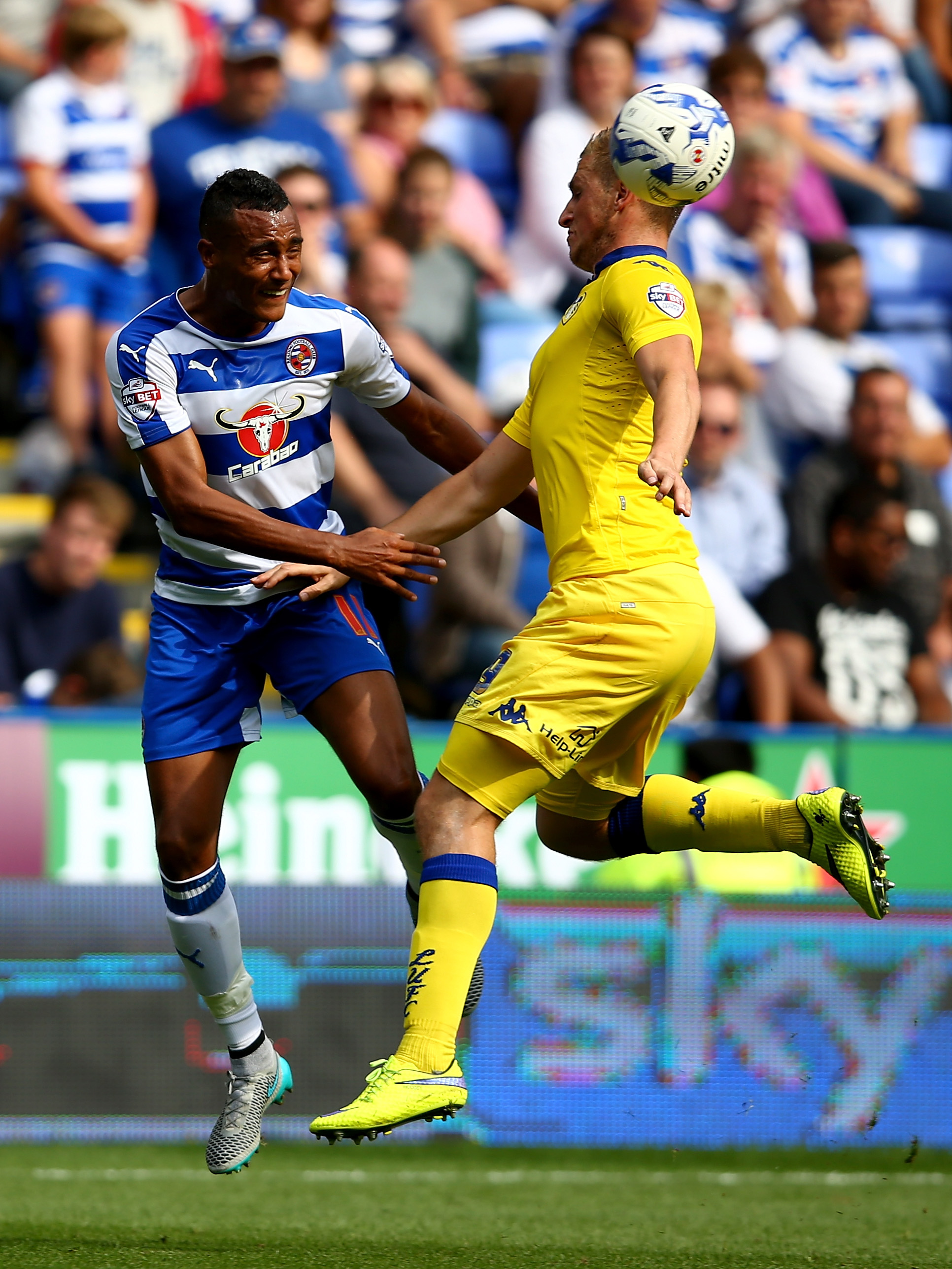 This photo is too funny. Reading's Jordan Obita must've been thinking about Cellino.