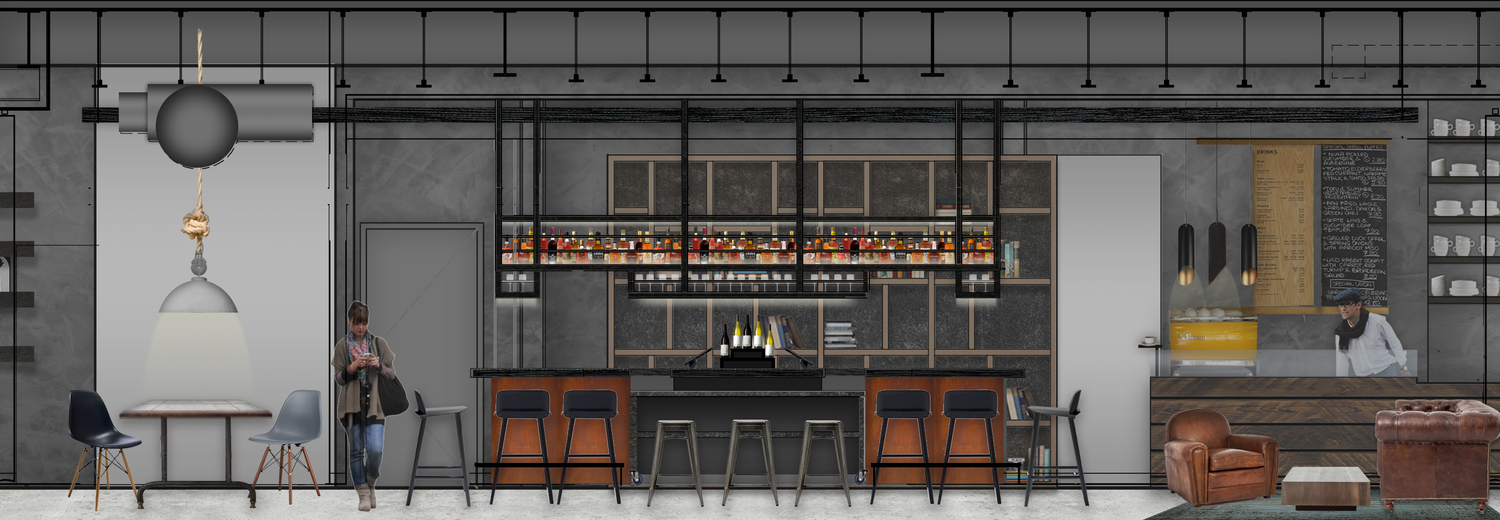 Rendering of Front Bar