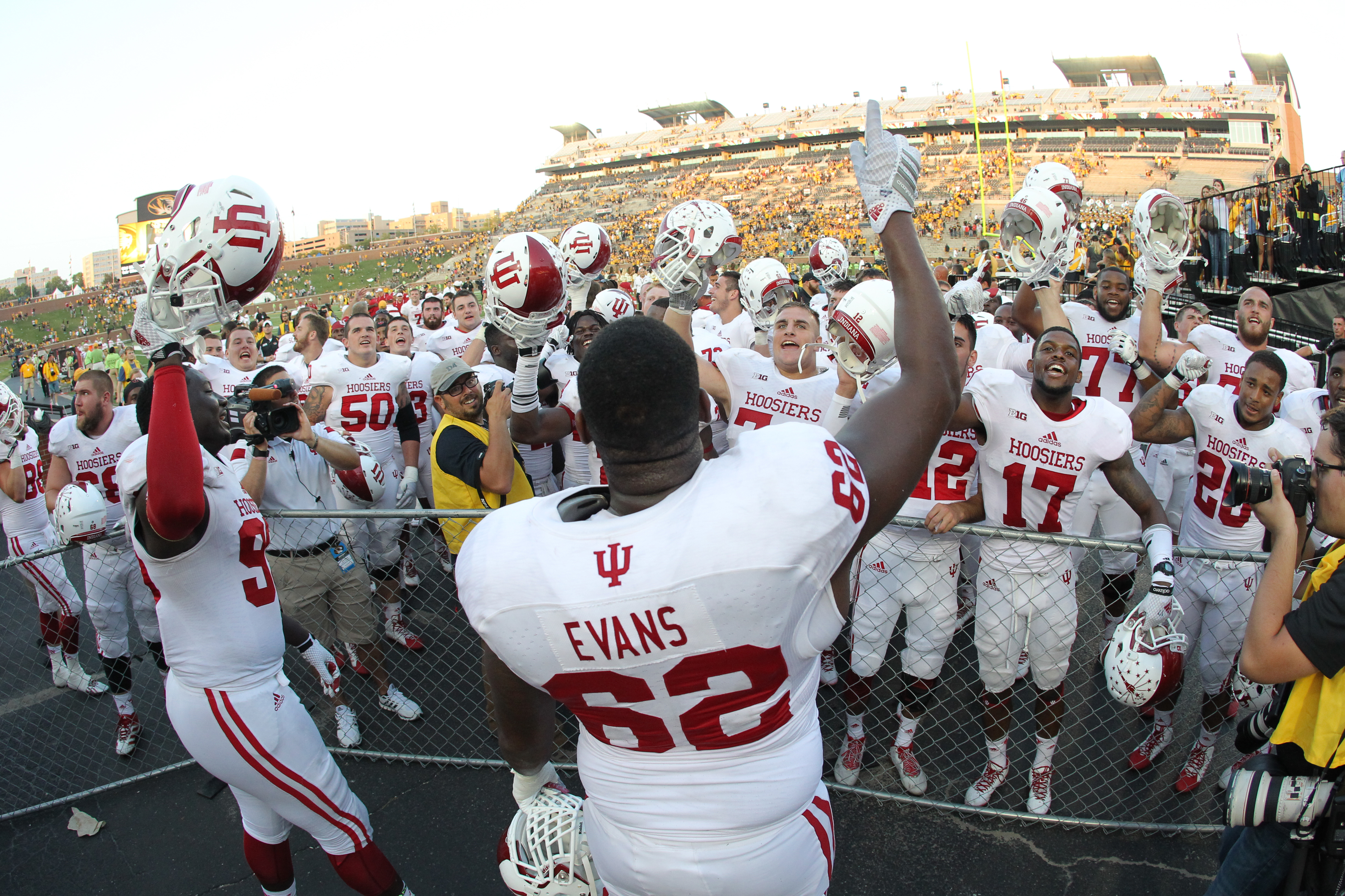 The biggest Indiana upset in recent memory, and arguably one of the biggest in school history, defeating #18 Missouri.
