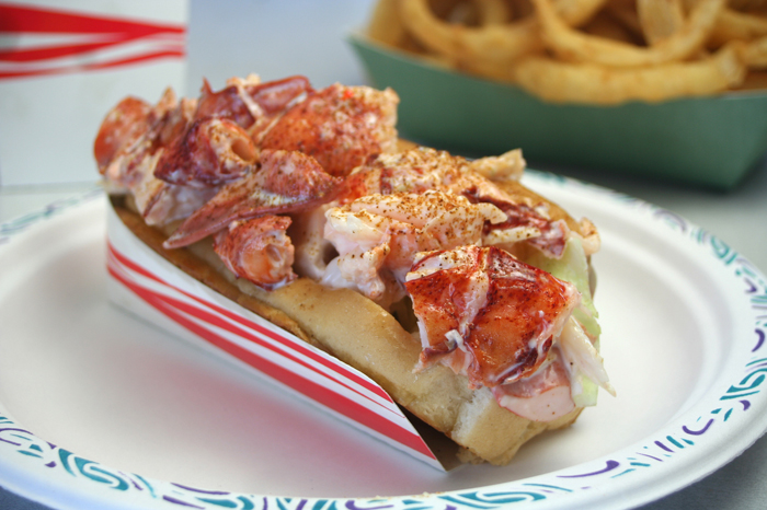 Lobster Roll at Brown's Lobster Pound in Seabrook, NH