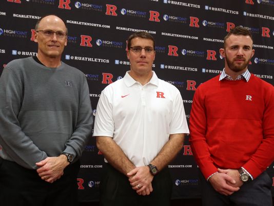 In order from left to right: DC Jay Niemann, Head Coach Chris Ash, OC Drew Mehringer