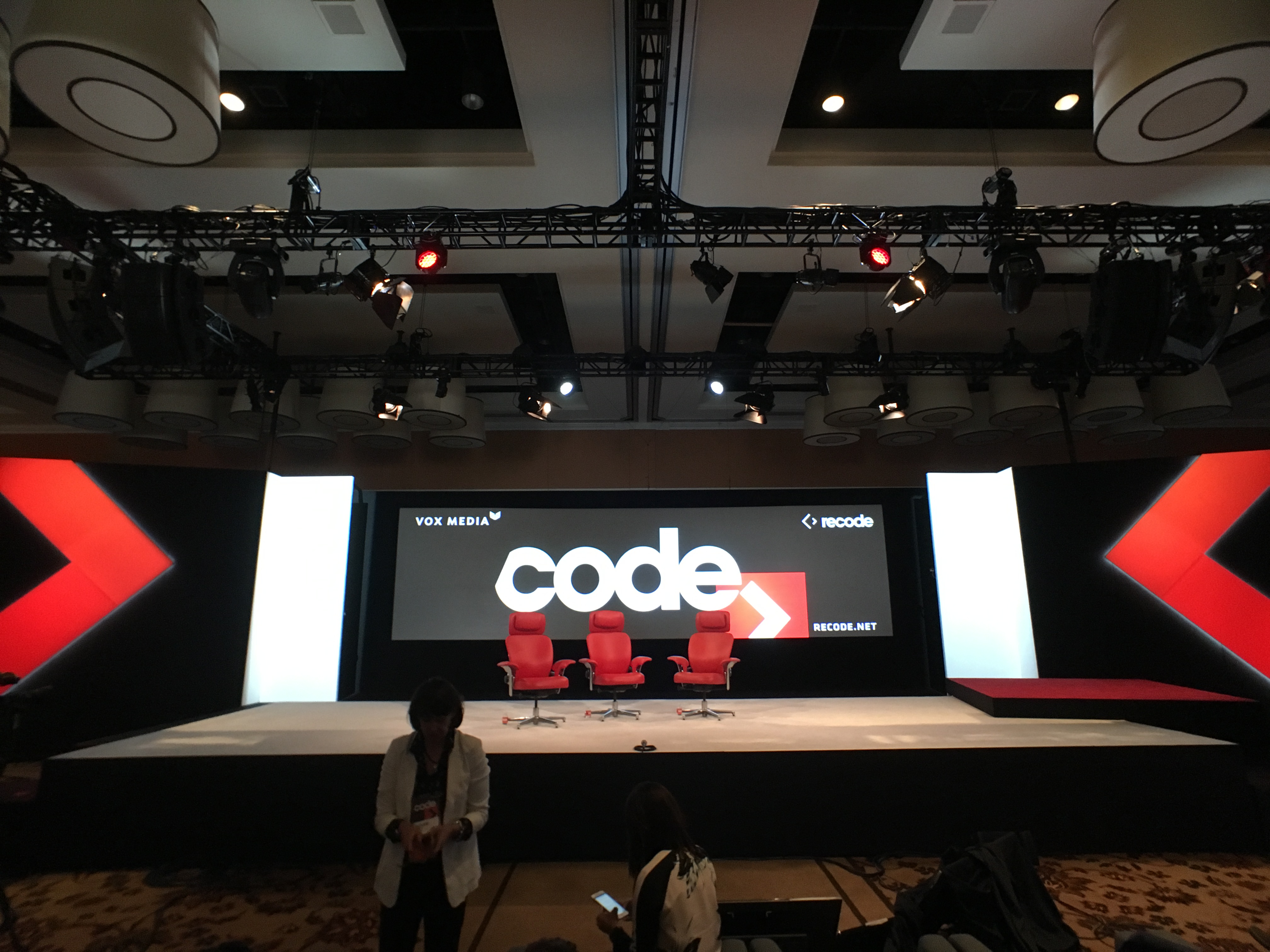 Stage at Code Conference