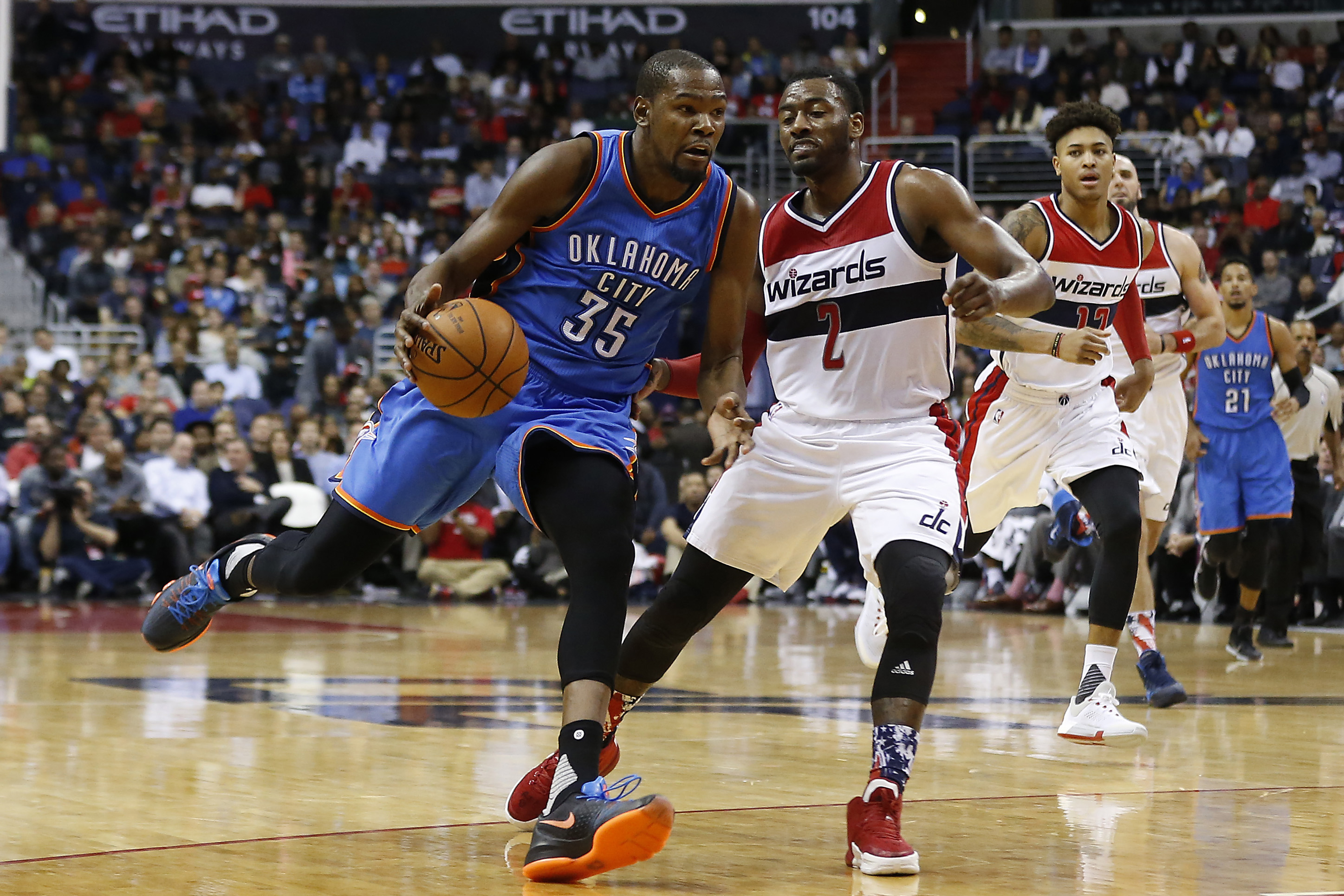 NBA: Oklahoma City Thunder at Washington Wizards
