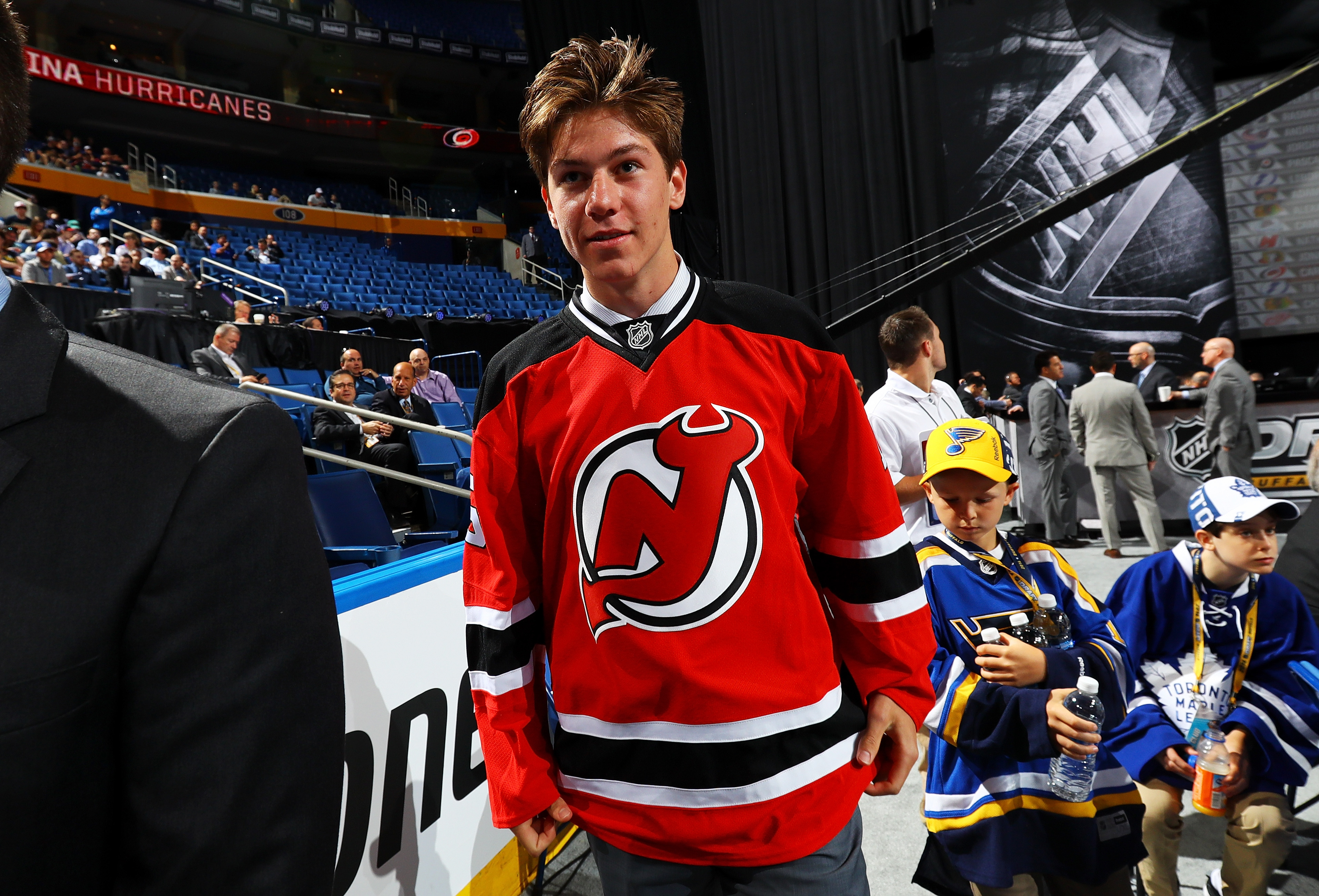 Nathan Bastian was in Buffalo and now has a new New Jersey Devils jersey to show for his efforts. Welcome to NJ.