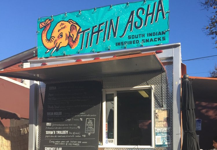Tiffin Asha food cart