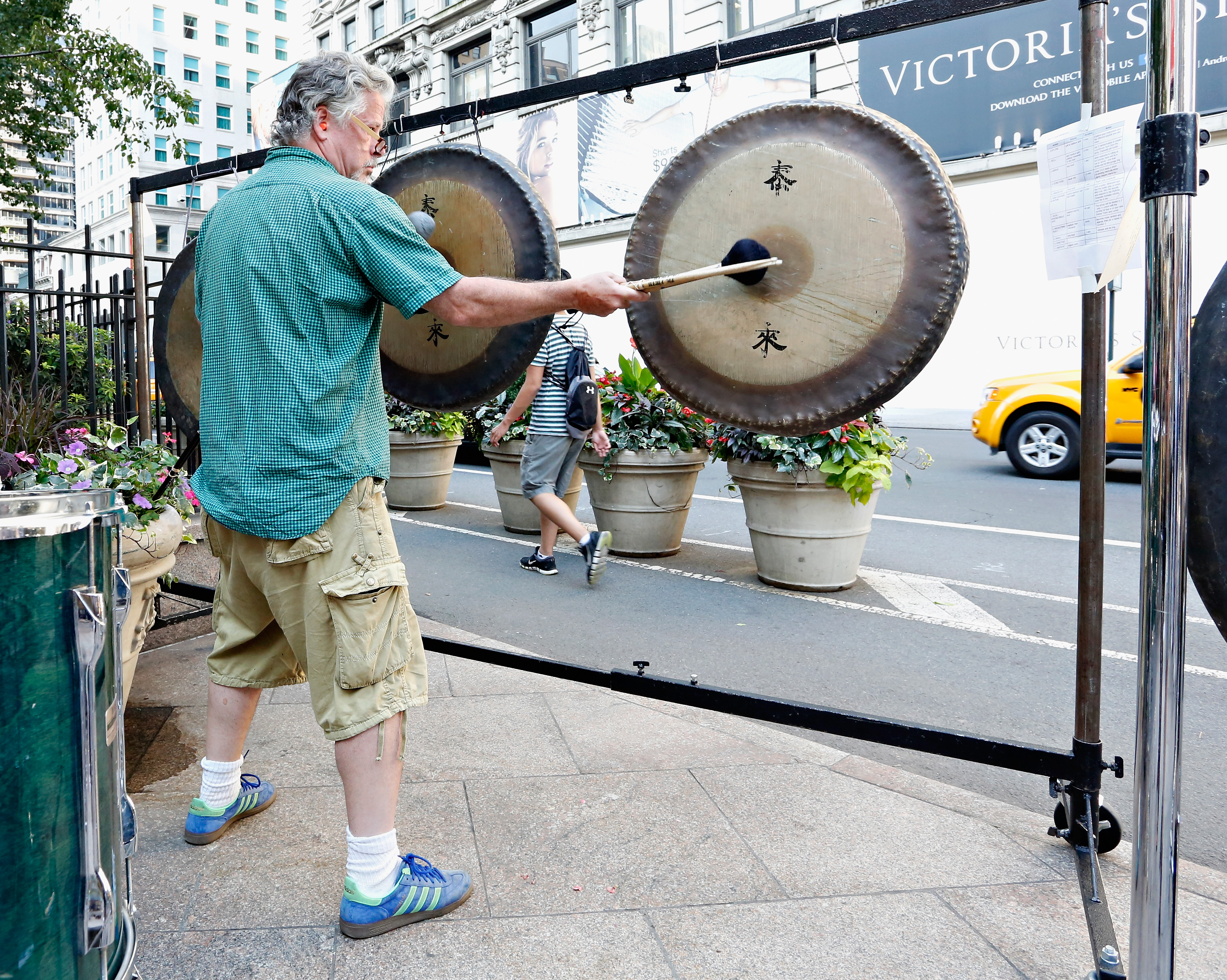Gongs Ring In the Evening on Longest Day Of the Year, National Music Day, During Make Music NY