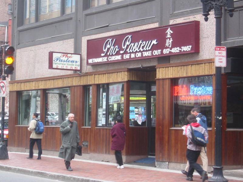Pho Pasteur exterior in Boston's Chinatown