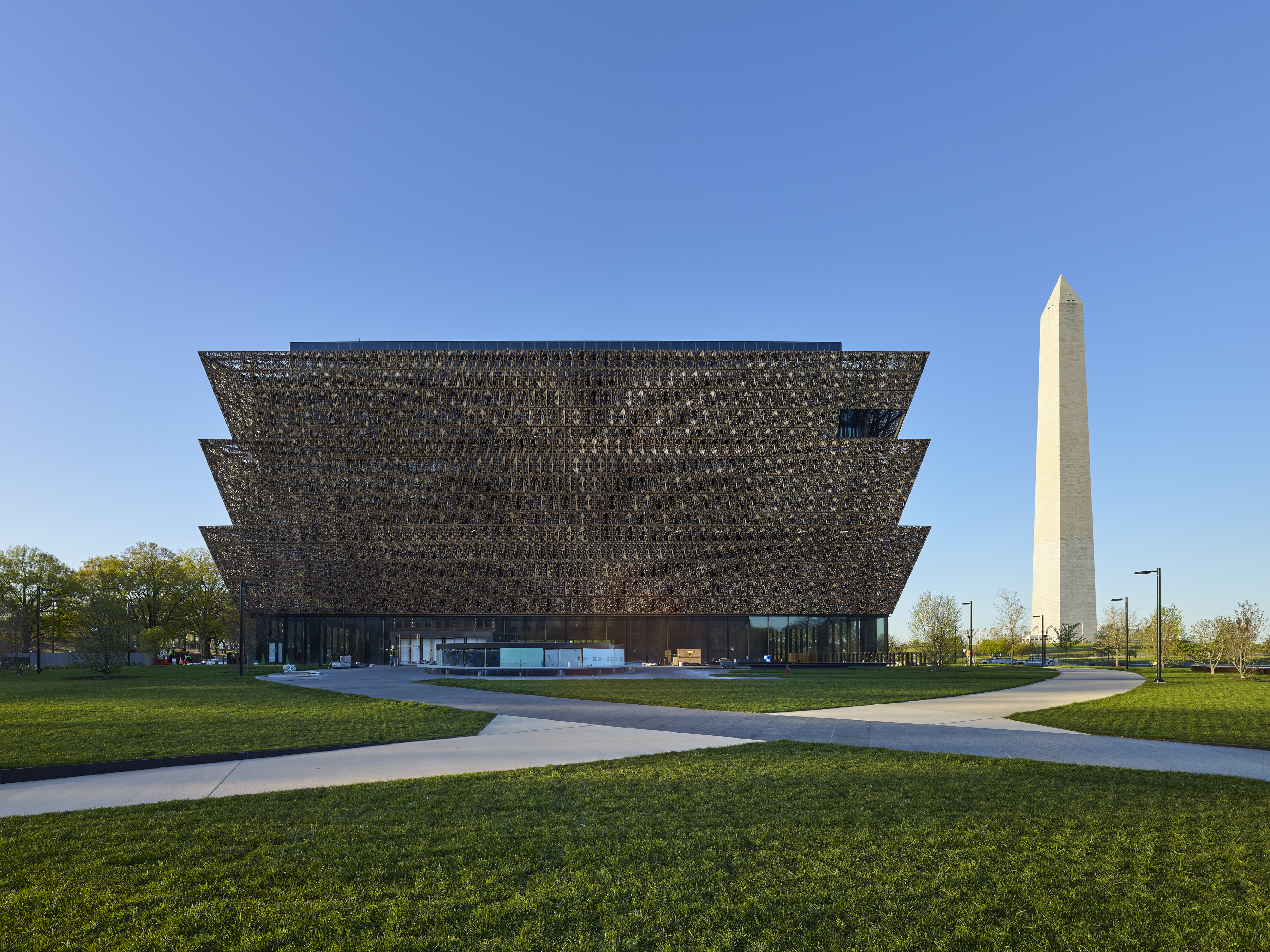 The new National Museum of African American History and Culture in Washington, D.C.