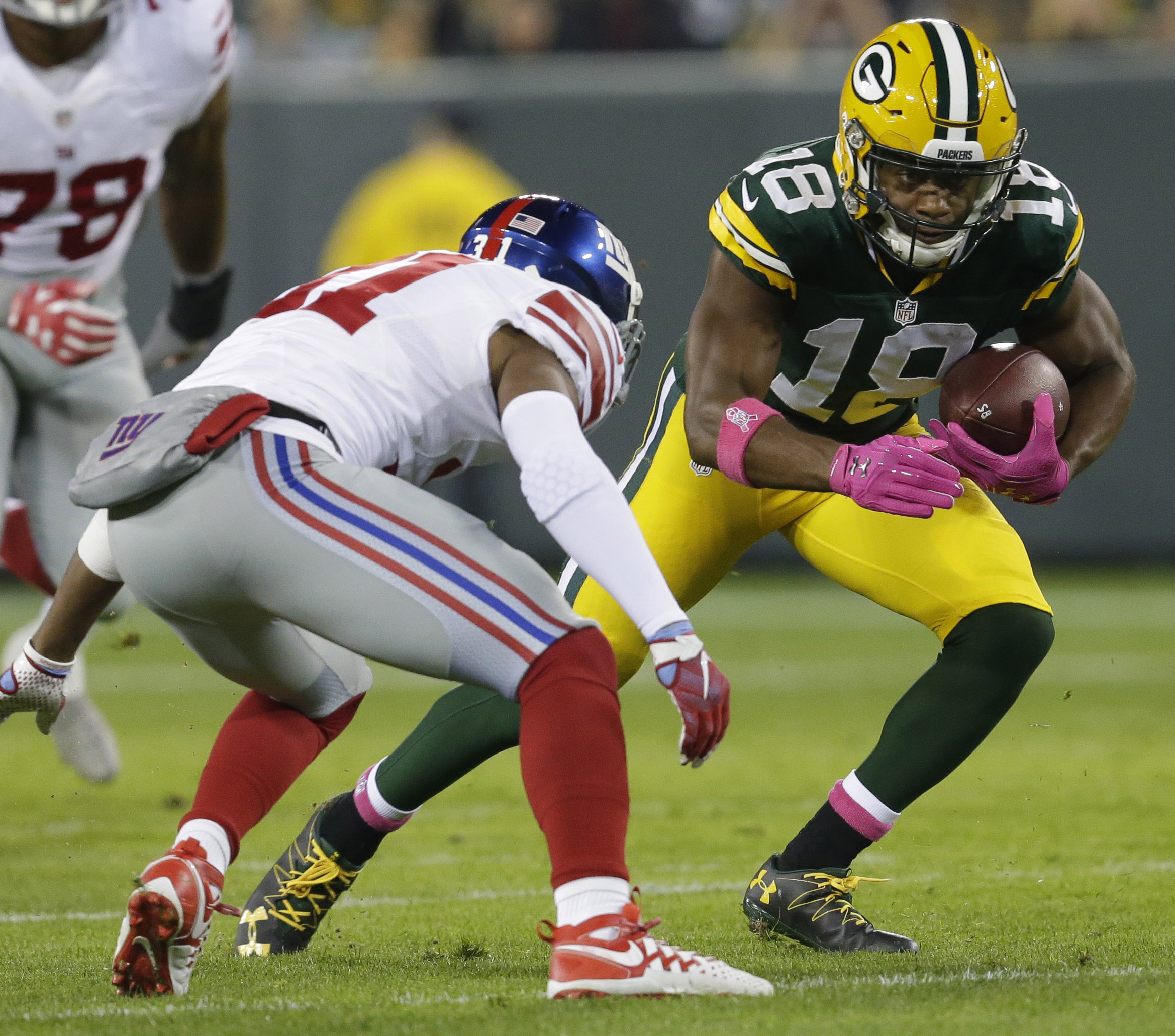 NFL: New York Giants at Green Bay Packers