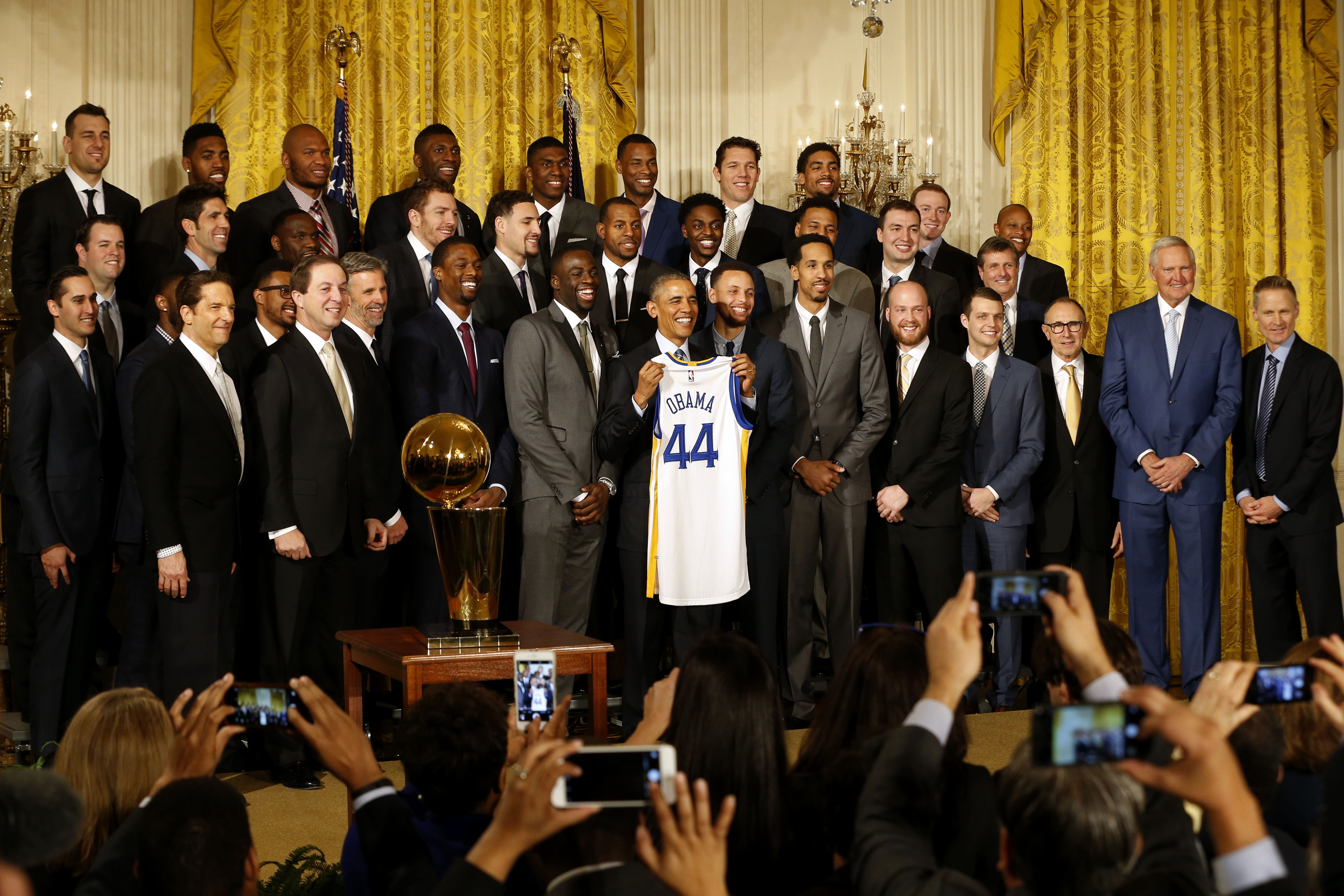 NBA: Golden State Warriors-White House Visit
