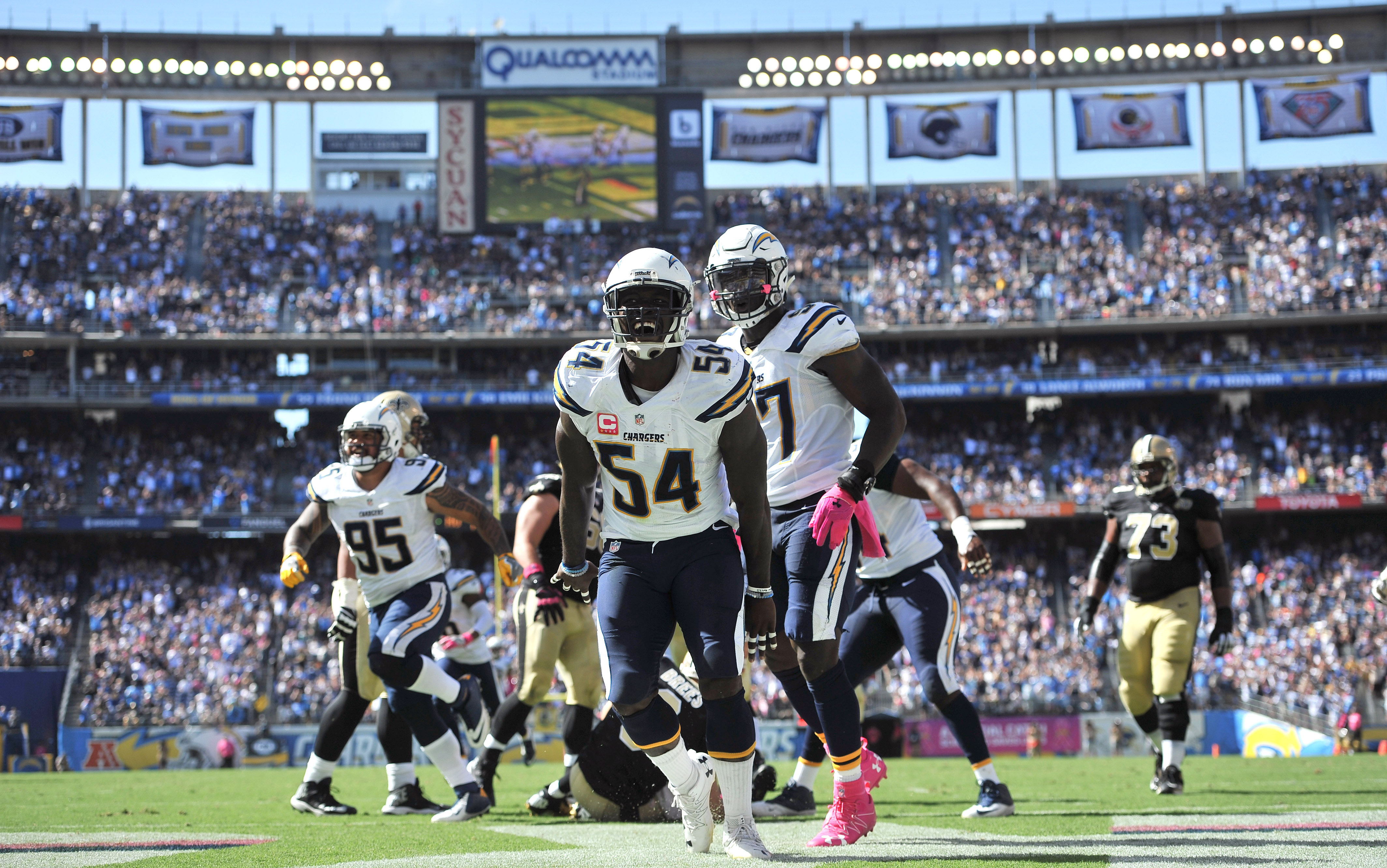 NFL: New Orleans Saints at San Diego Chargers