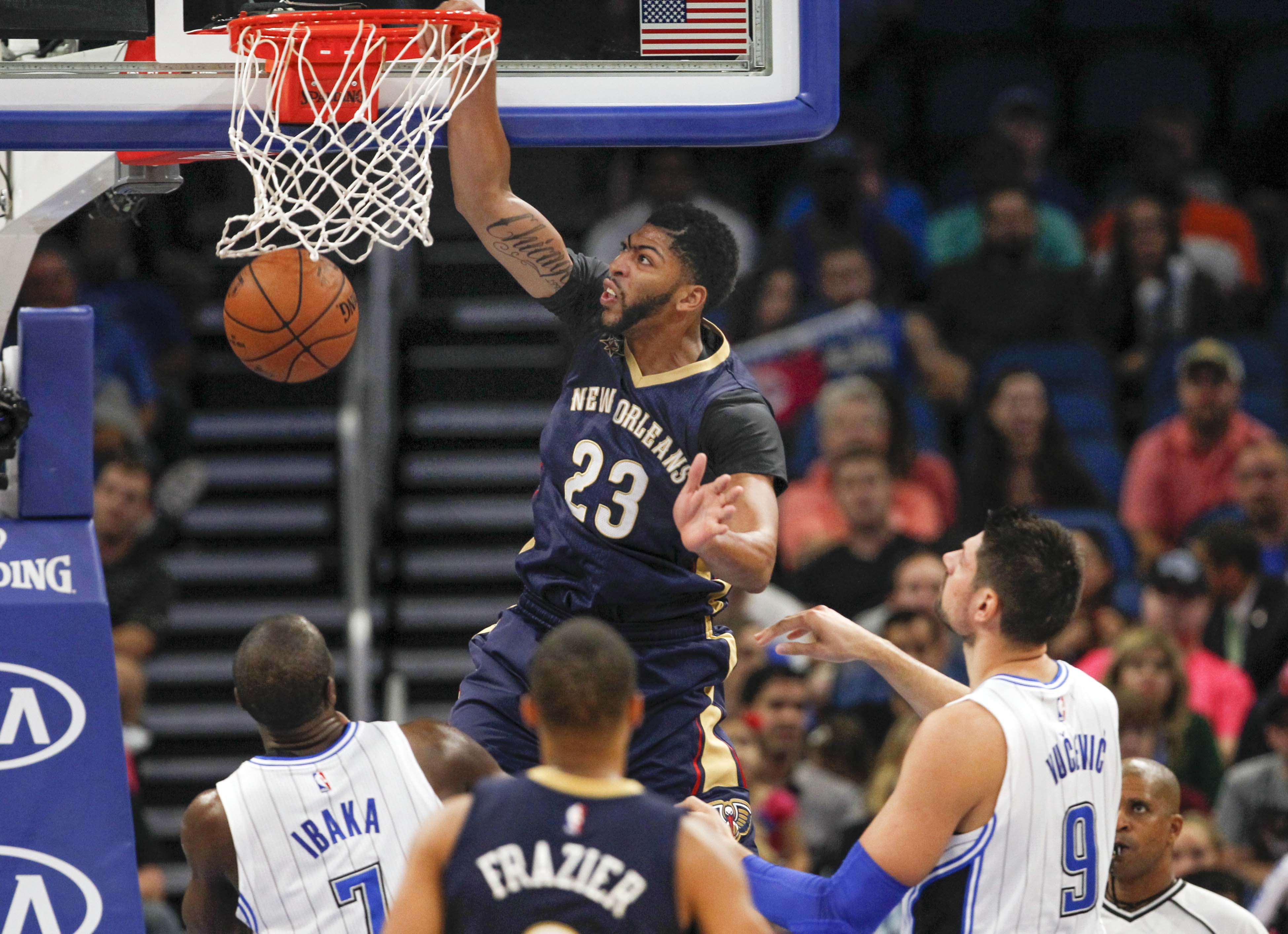 NBA: Preseason-New Orleans Pelicans at Orlando Magic