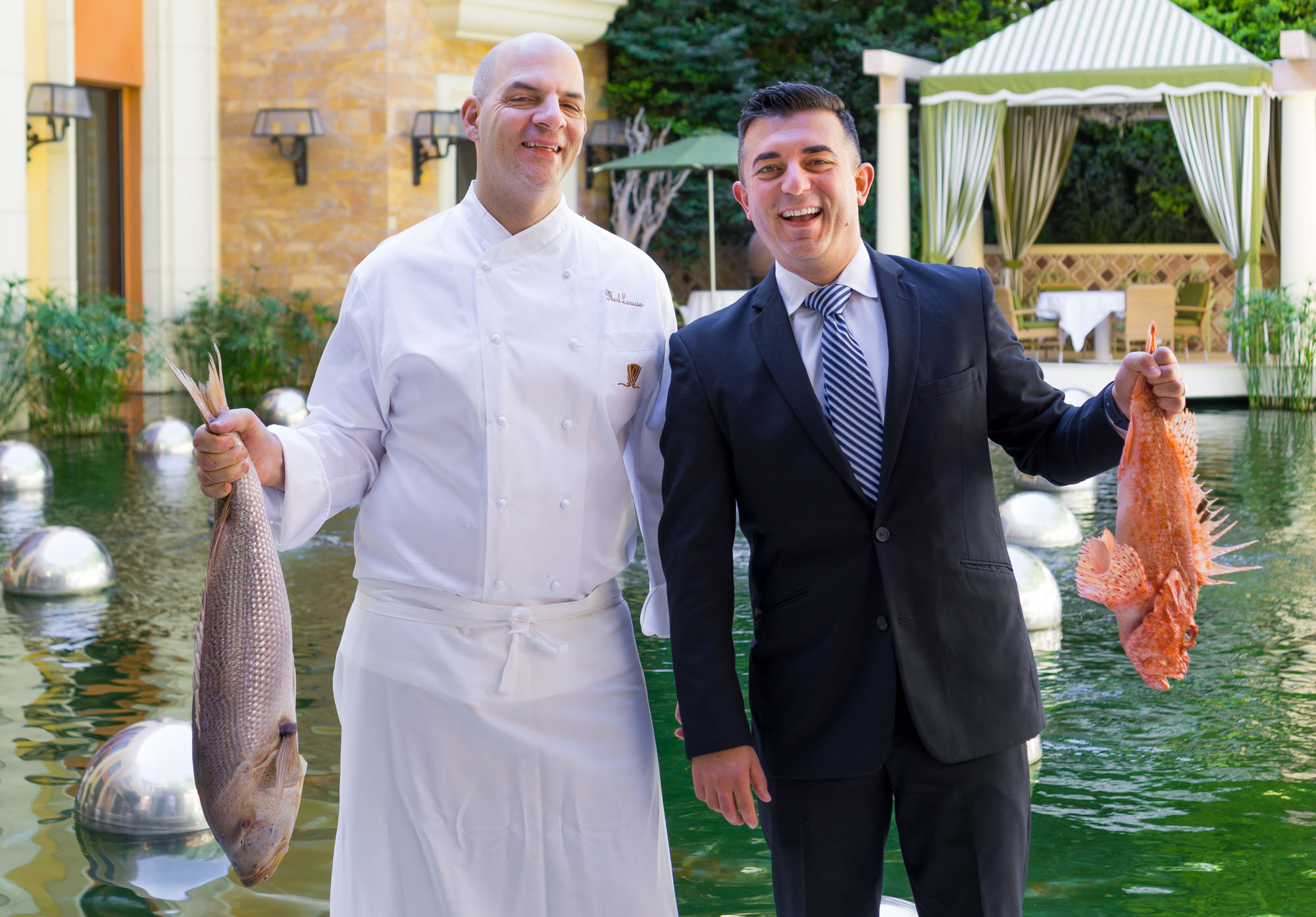 Costa di Mare executive chef Mark LoRusso and general manager Elion Prodani 
