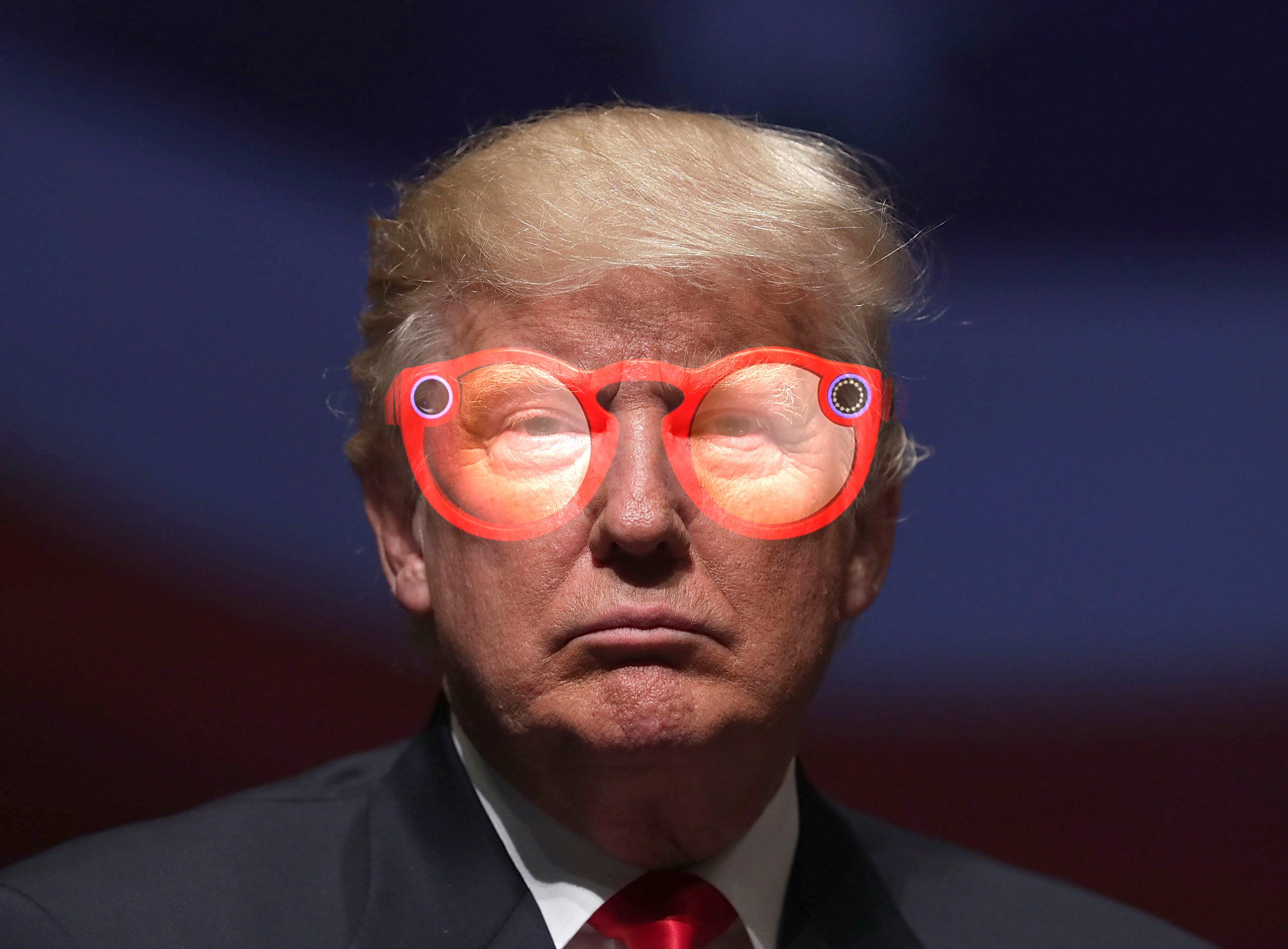 Donald Trump Snapchat spectacles