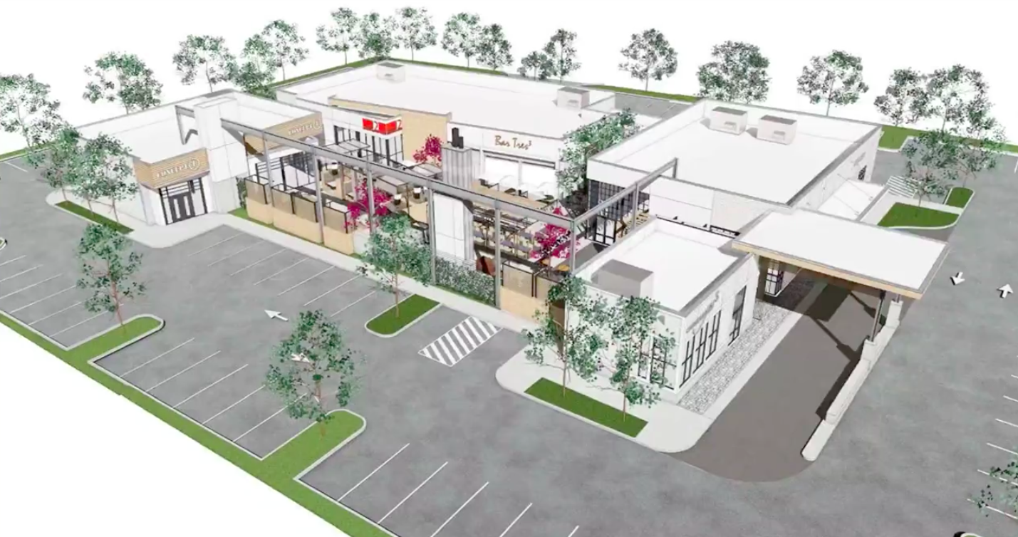 Concept for a new food hall in Alpharetta. 