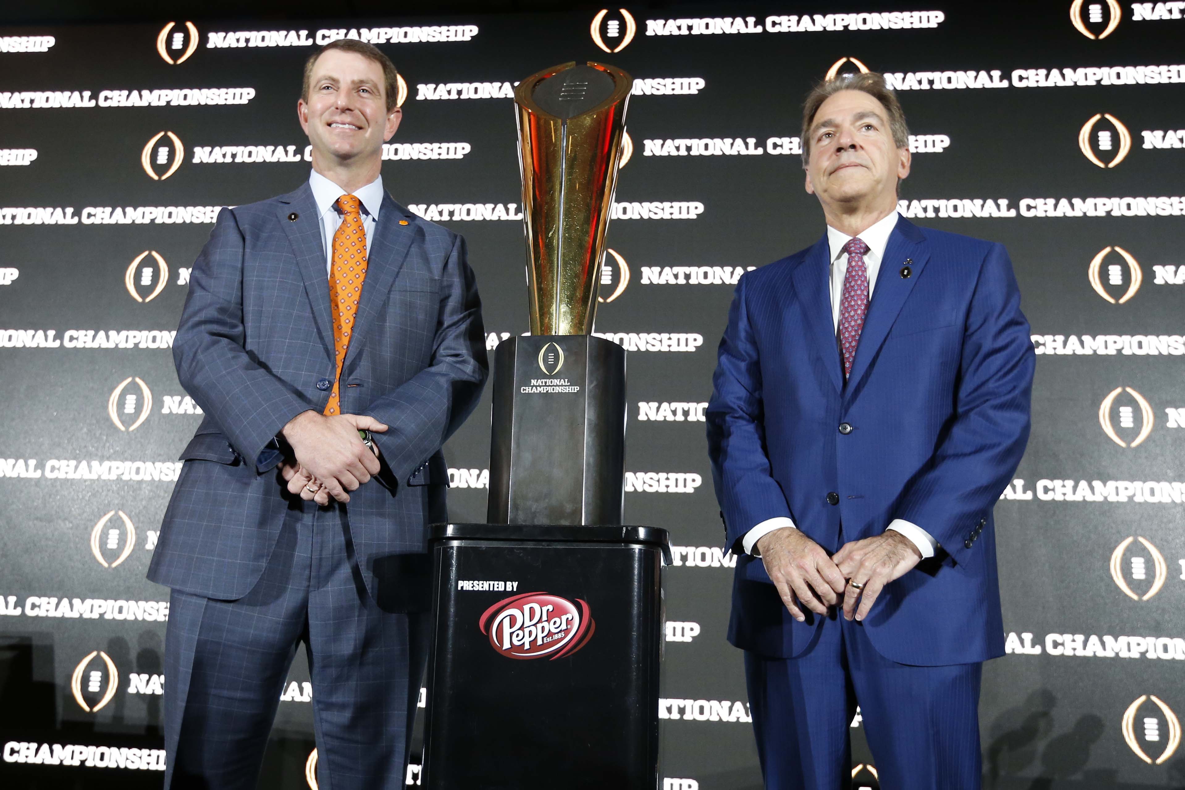 NCAA Football: CFP National Championship-Head Coaches News Conference